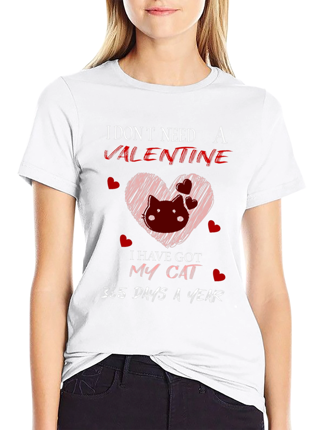 Cat Valentines Day T-Shirt