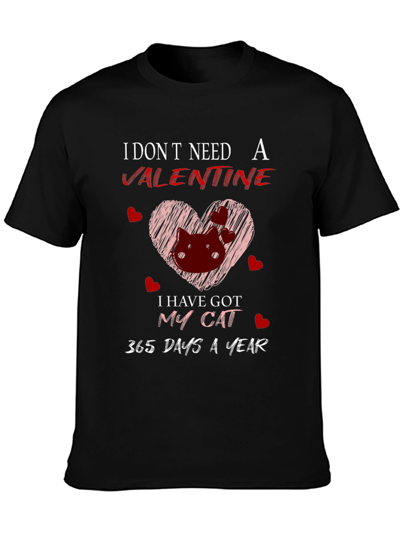 Cat Valentines Day T-Shirt