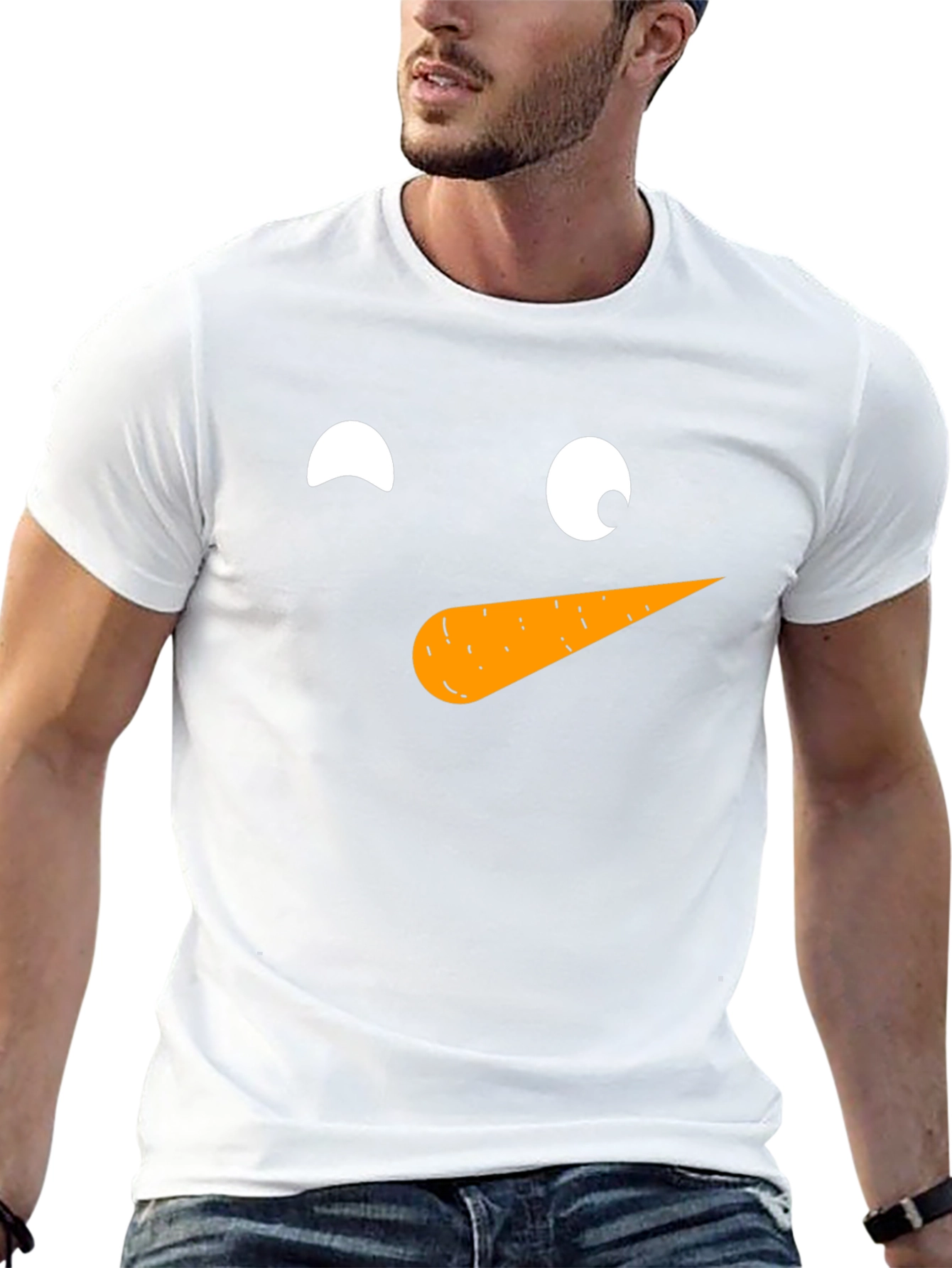 Festive Snowman Face T-Shirt
