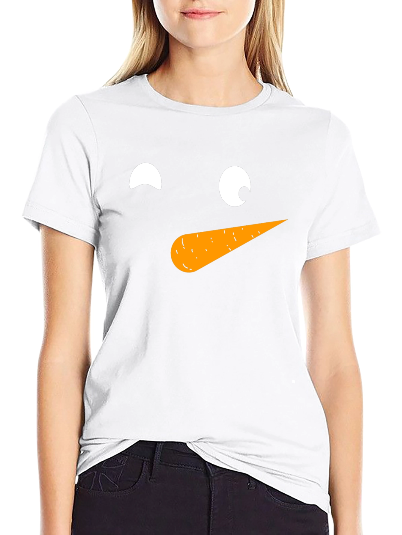 Festive Snowman Face T-Shirt