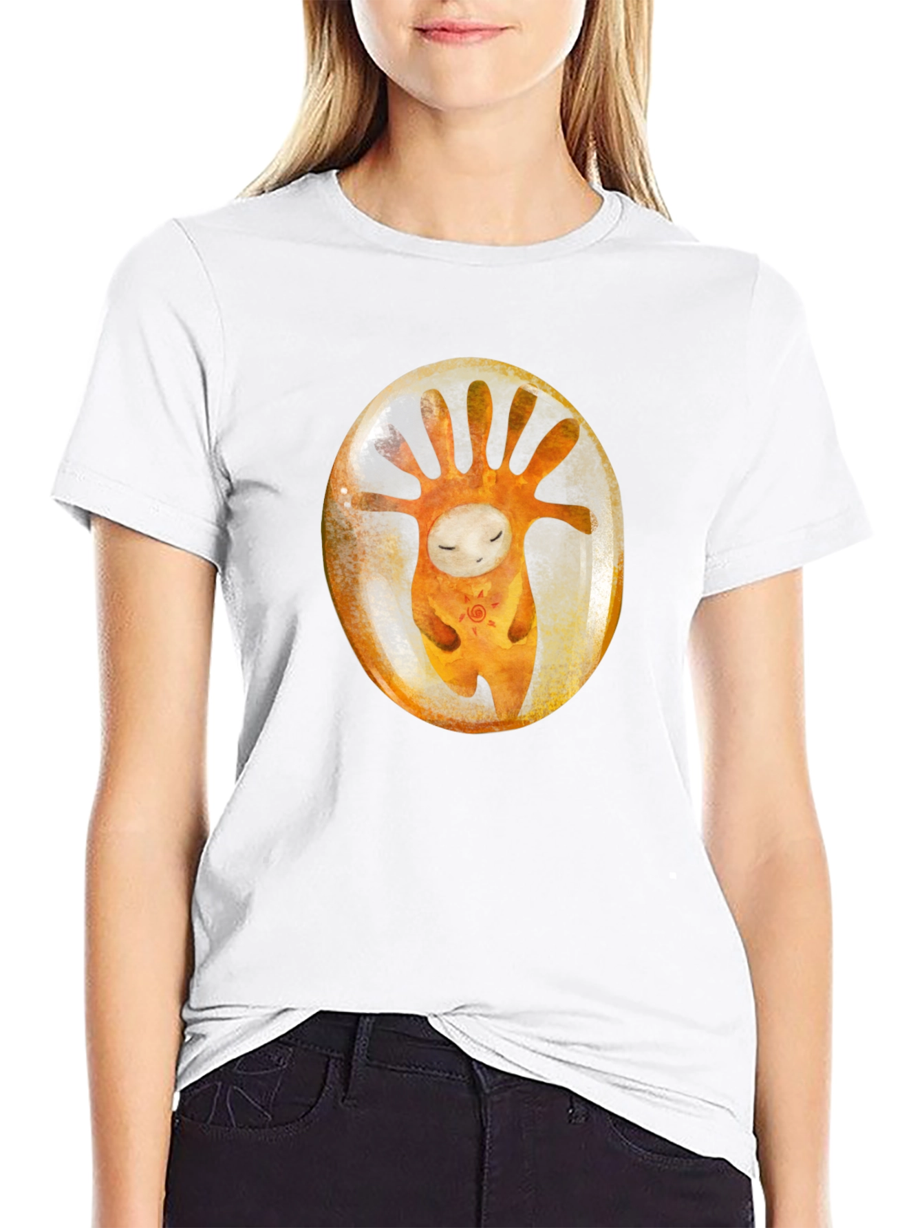 Unique Graphic Tee - Dreamy Character Art