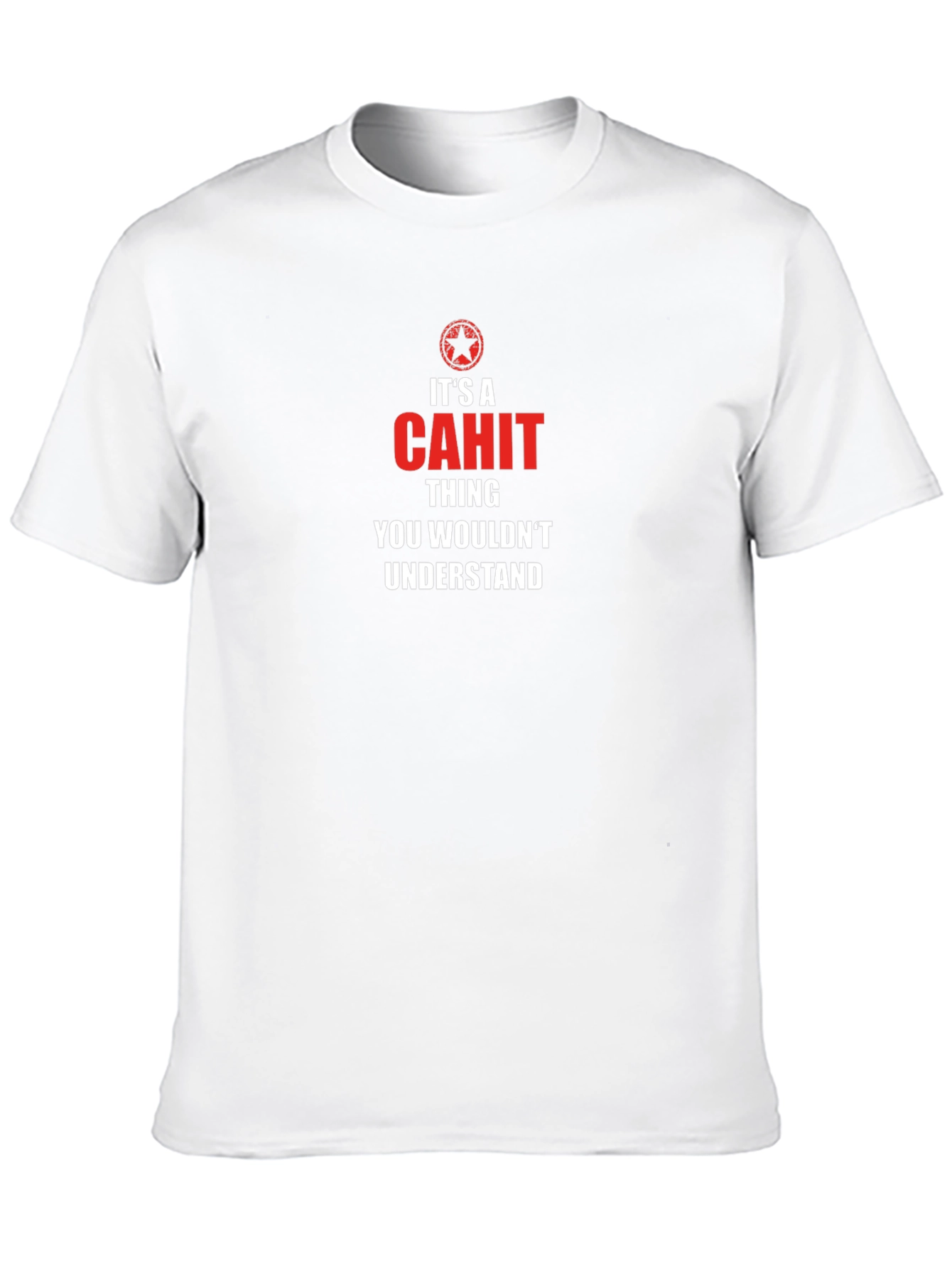 Its a CAHIT Thing T-Shirt - Black Crew Neck