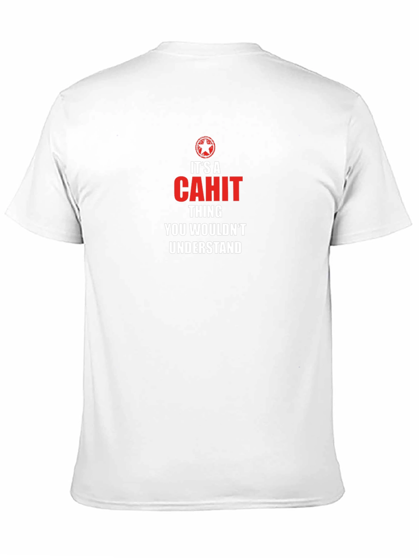 Its a CAHIT Thing T-Shirt - Black Crew Neck