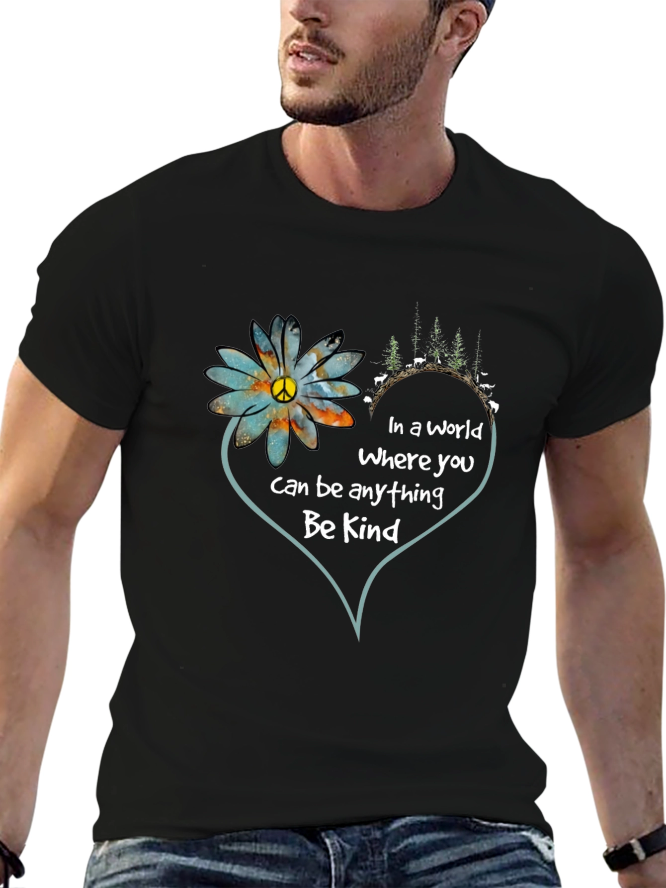 Kindness Graphic T-Shirt: Be Kind Design