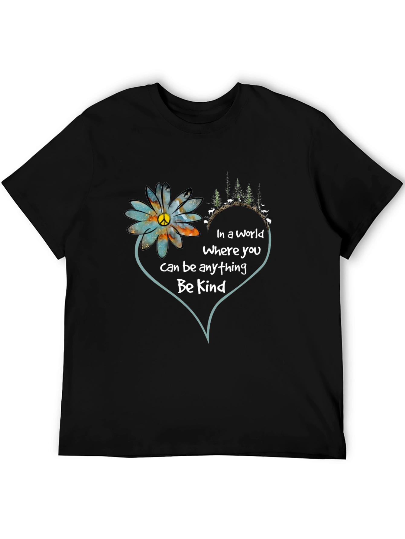 Kindness Graphic T-Shirt: Be Kind Design