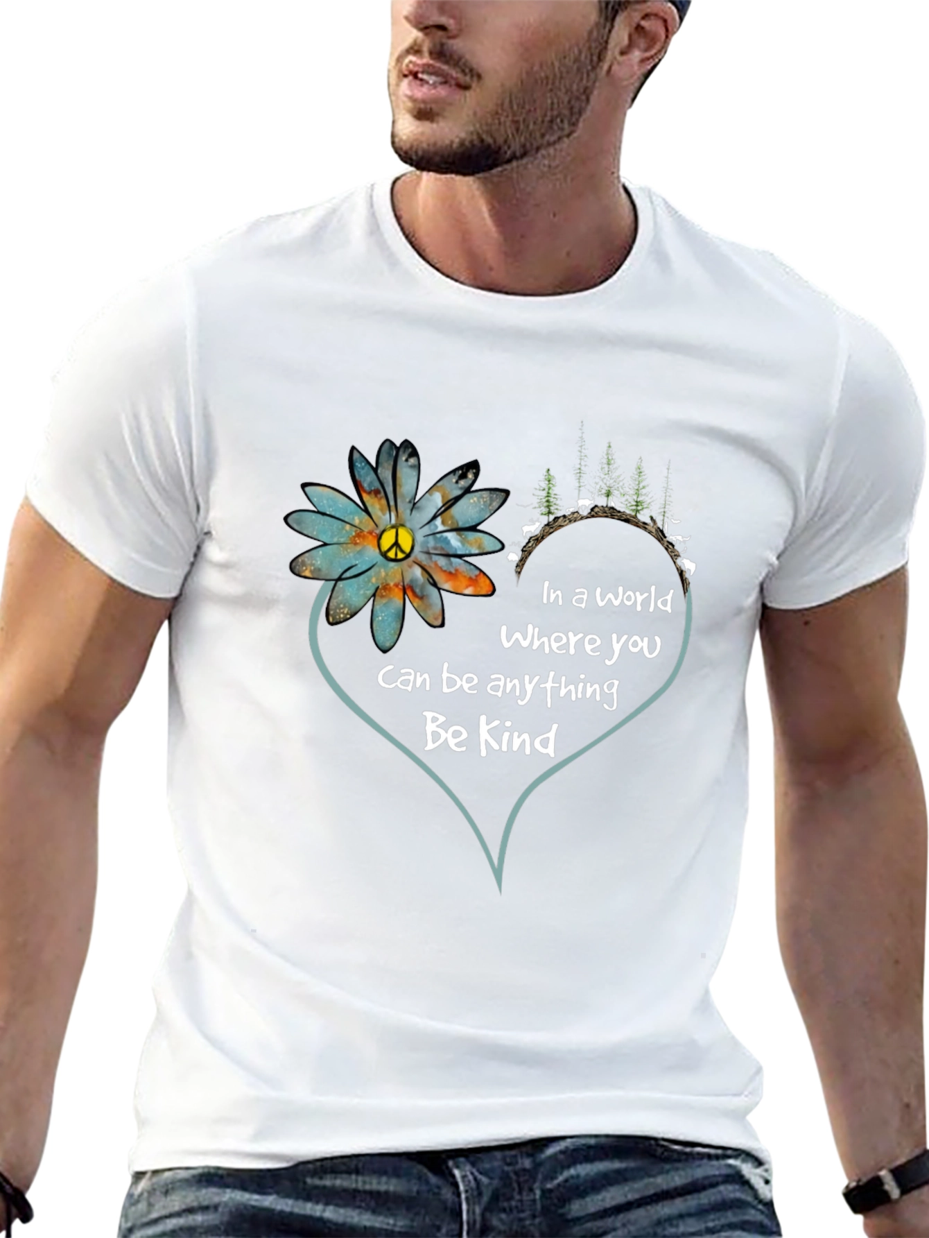 Kindness Graphic T-Shirt: Be Kind Design