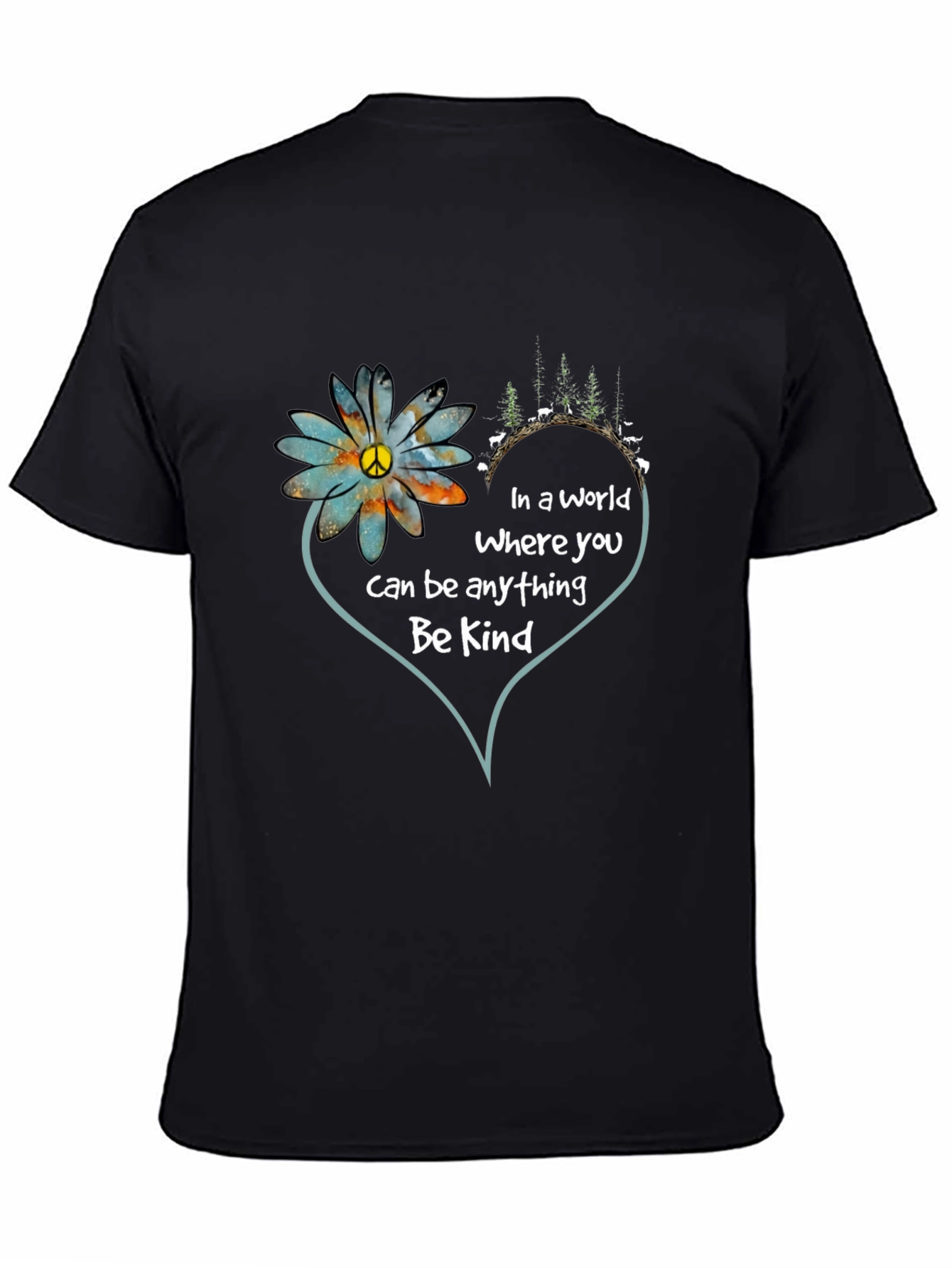 Kindness Graphic T-Shirt: Be Kind Design