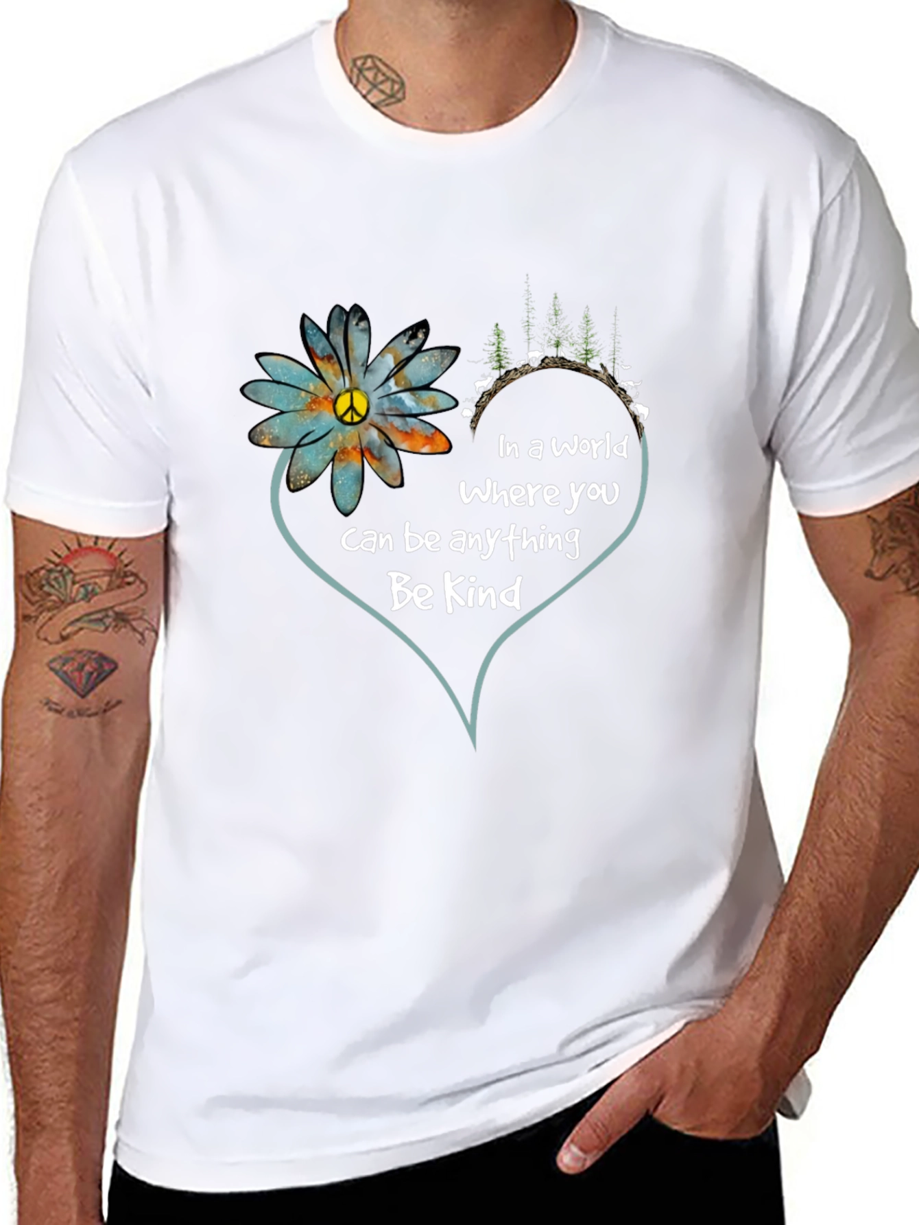 Kindness Graphic T-Shirt: Be Kind Design