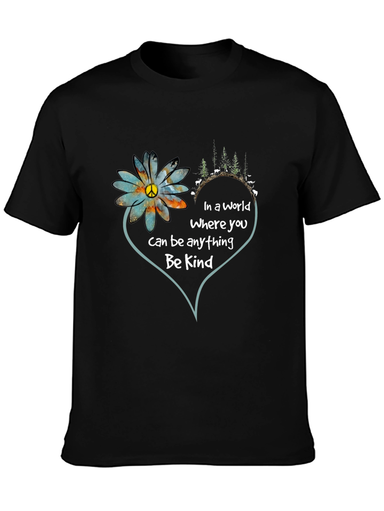Kindness Graphic T-Shirt: Be Kind Design