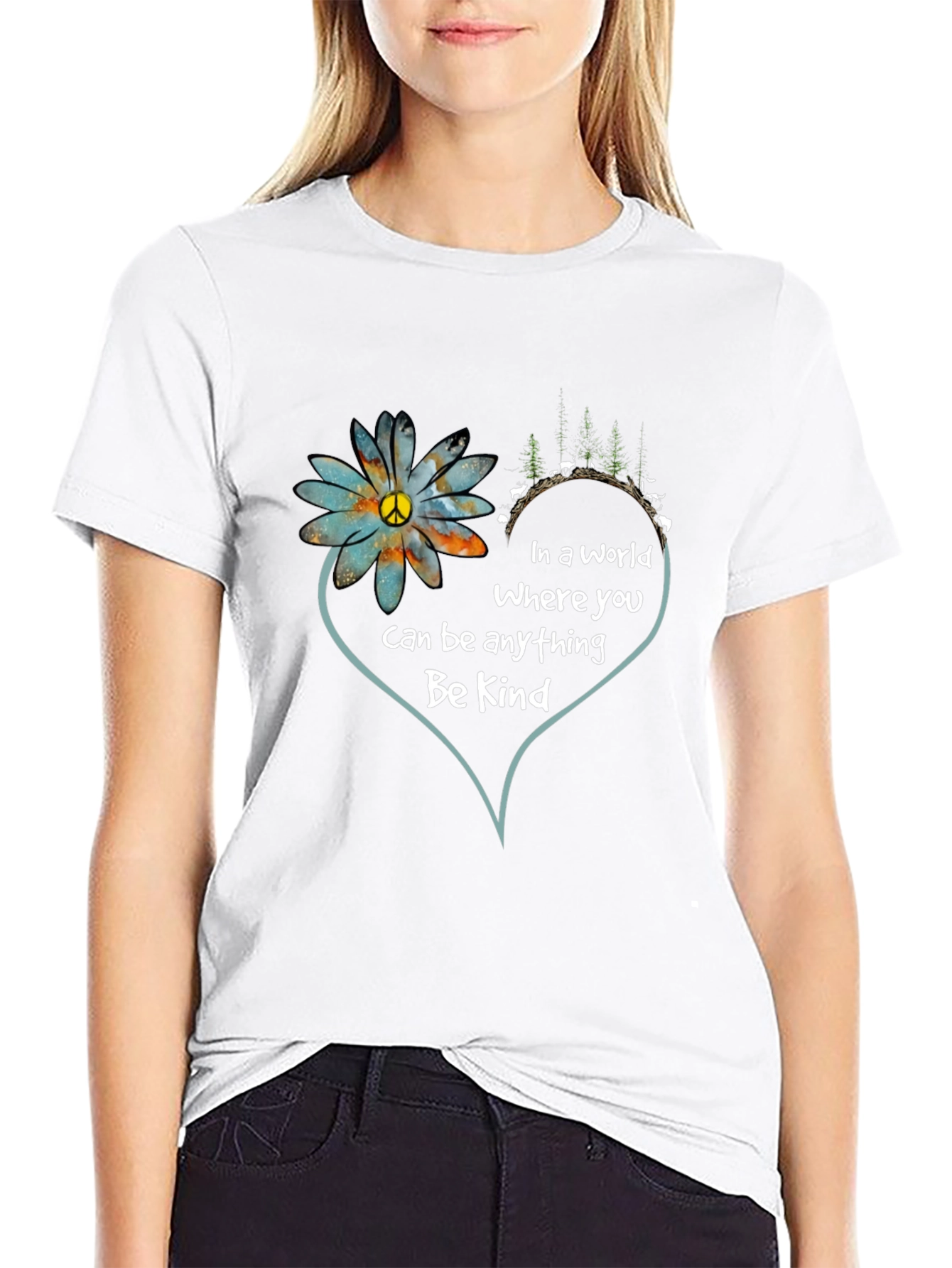 Kindness Graphic T-Shirt: Be Kind Design
