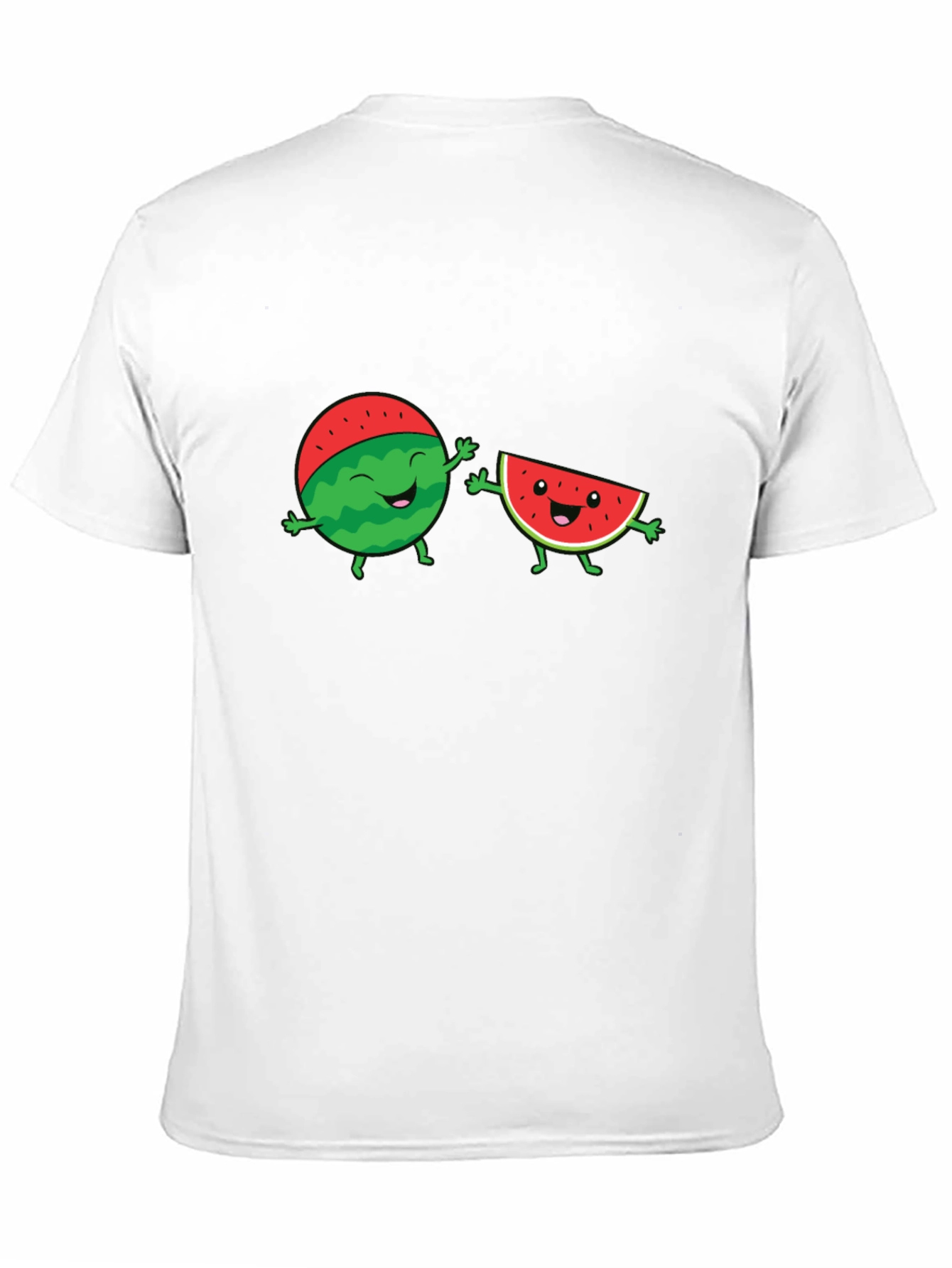 Watermelon Buddies Graphic T-Shirt - Black