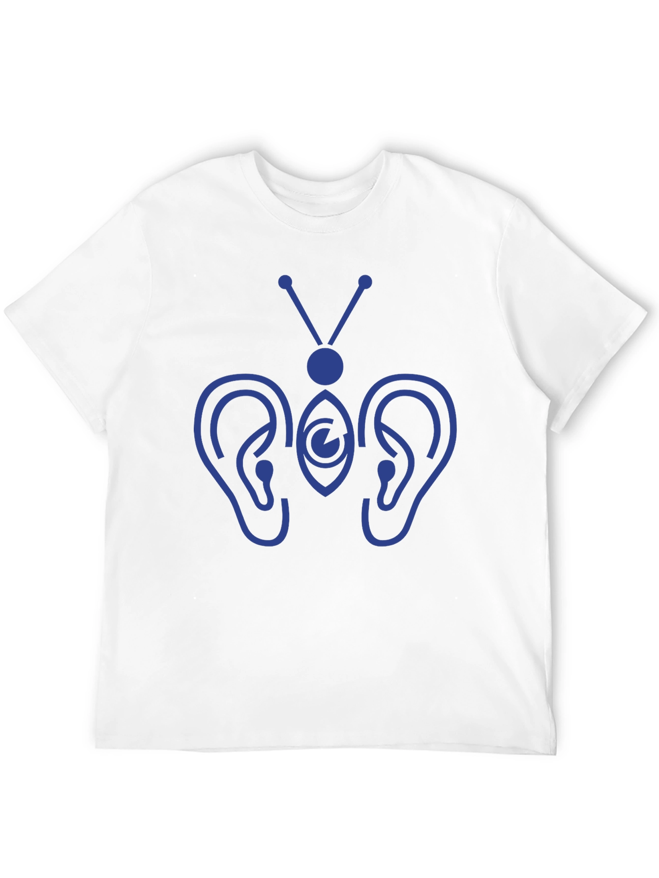 Hearing Butterfly Graphic Tee - Black