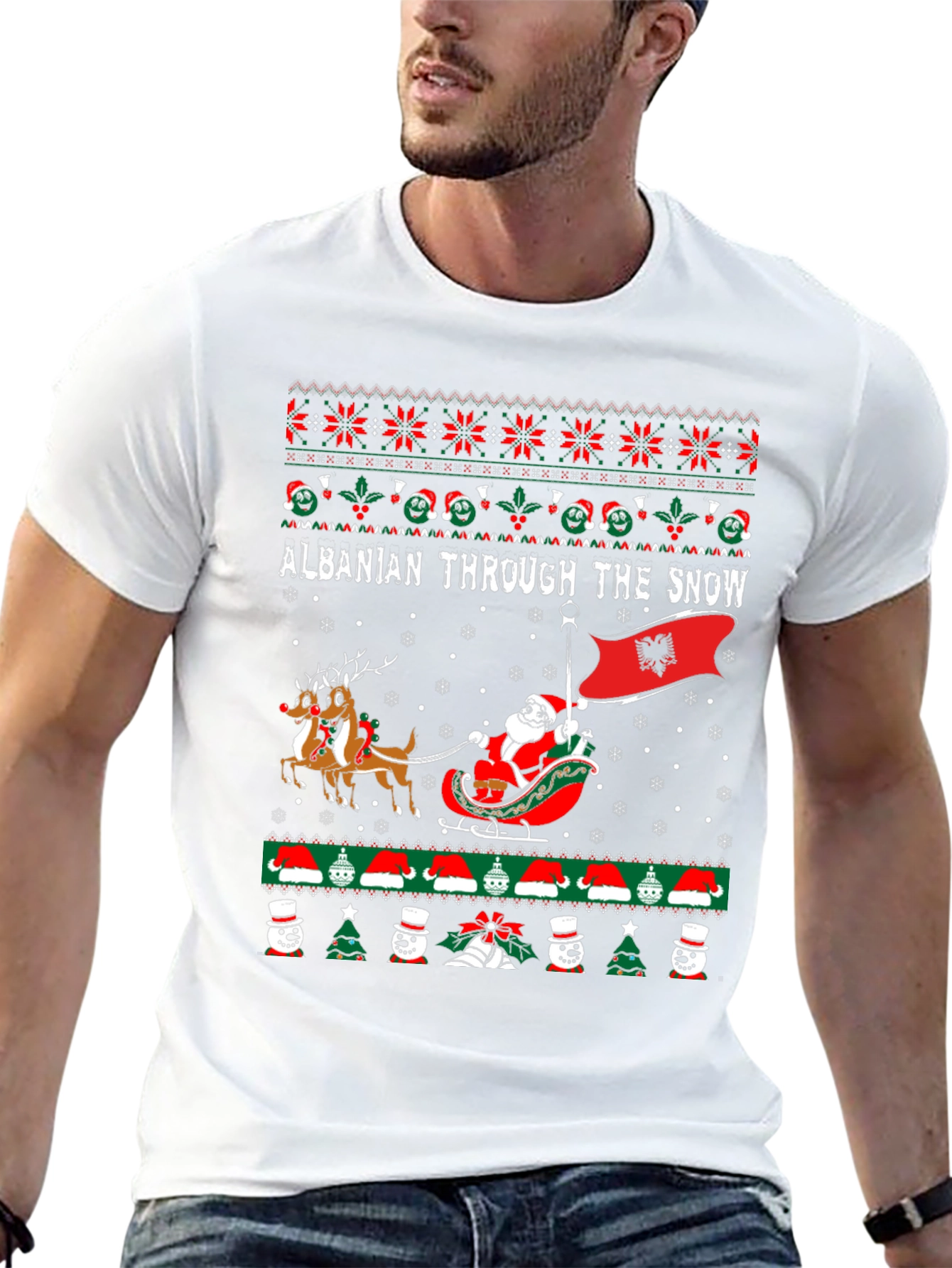 Albanian Christmas Sweater T-shirt