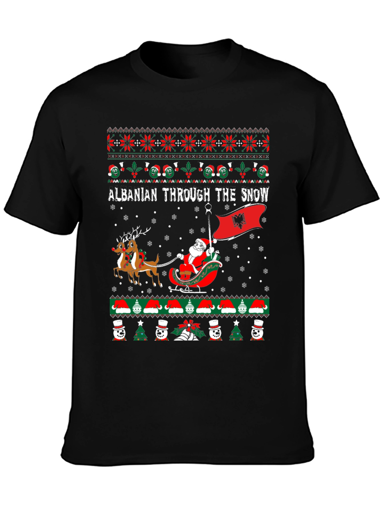Albanian Christmas Sweater T-shirt
