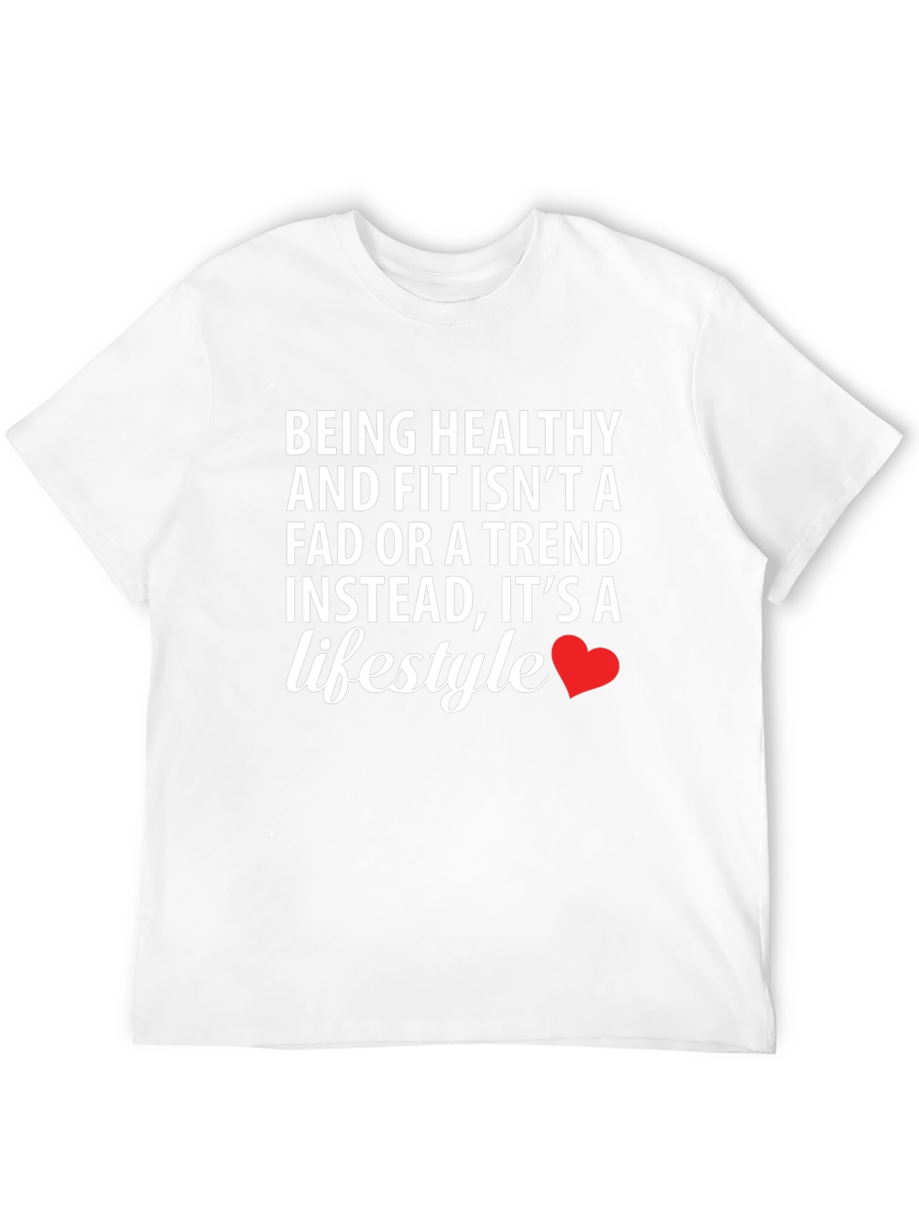 Healthy Lifestyle Graphic Tee - Black