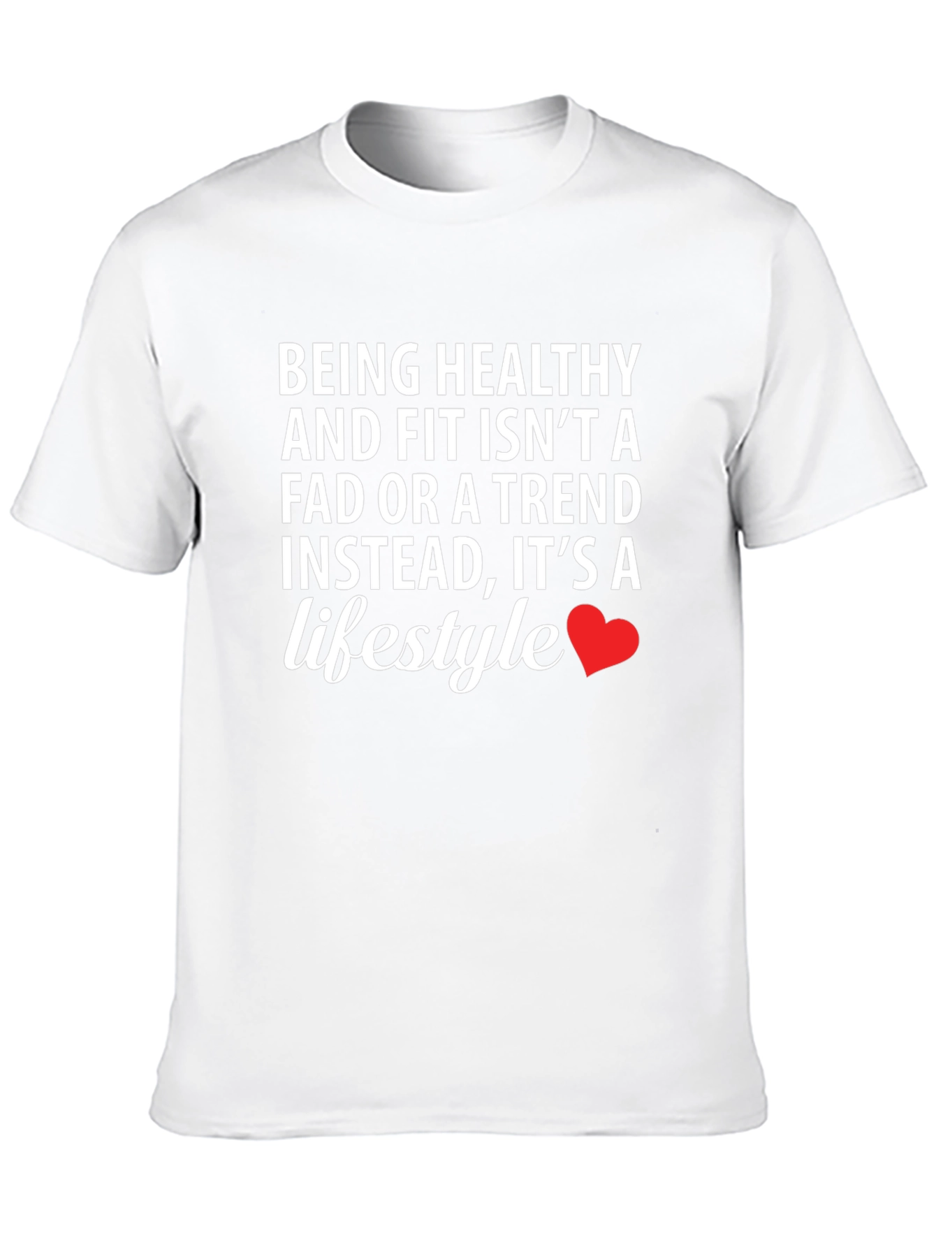 Healthy Lifestyle Graphic Tee - Black