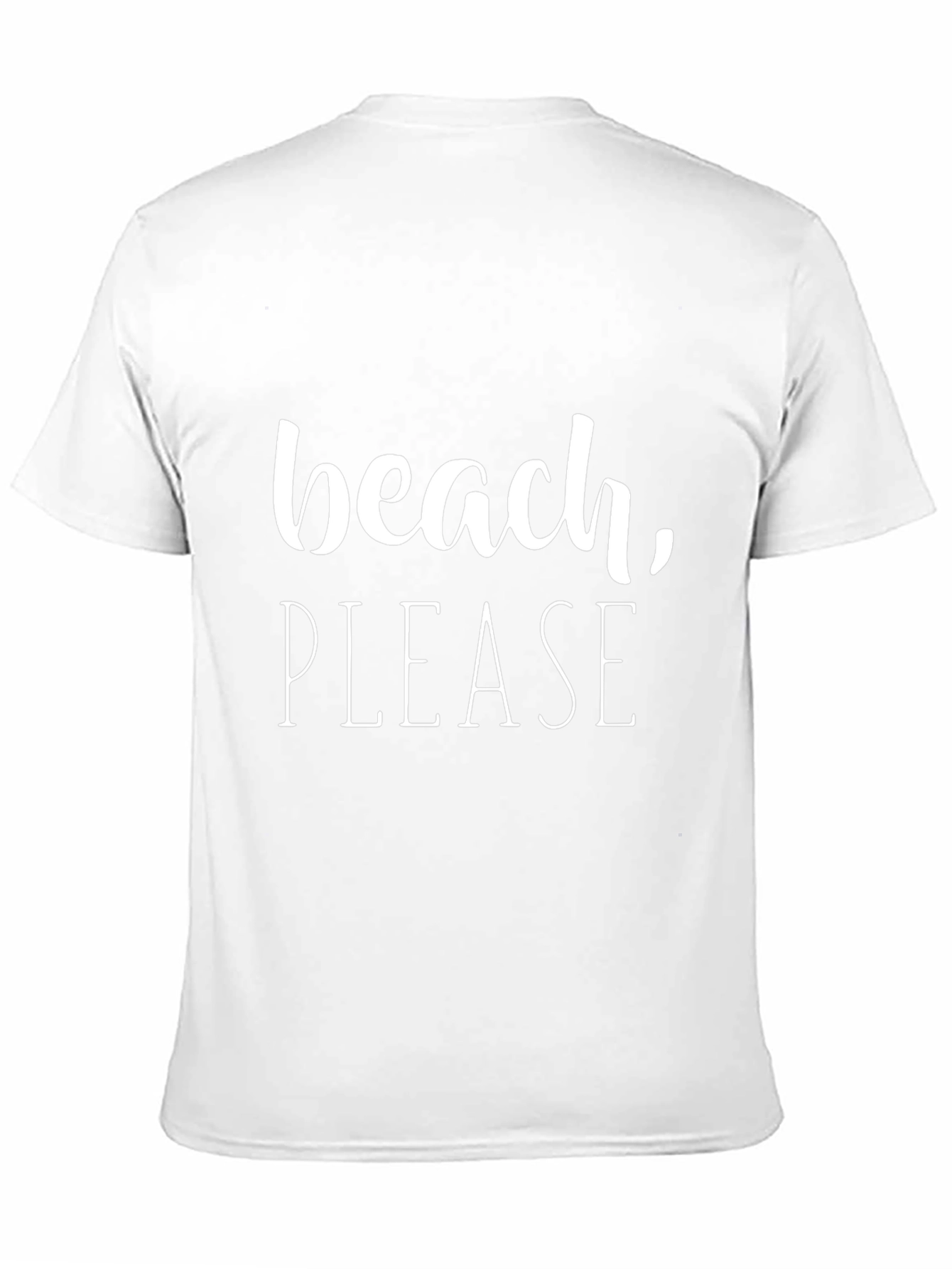Beach Please T-Shirt - Funny Vacation Tee