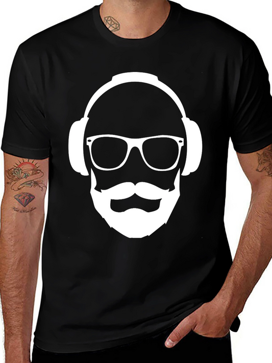 Cool Dude Graphic Tee - Black Cotton T-Shirt