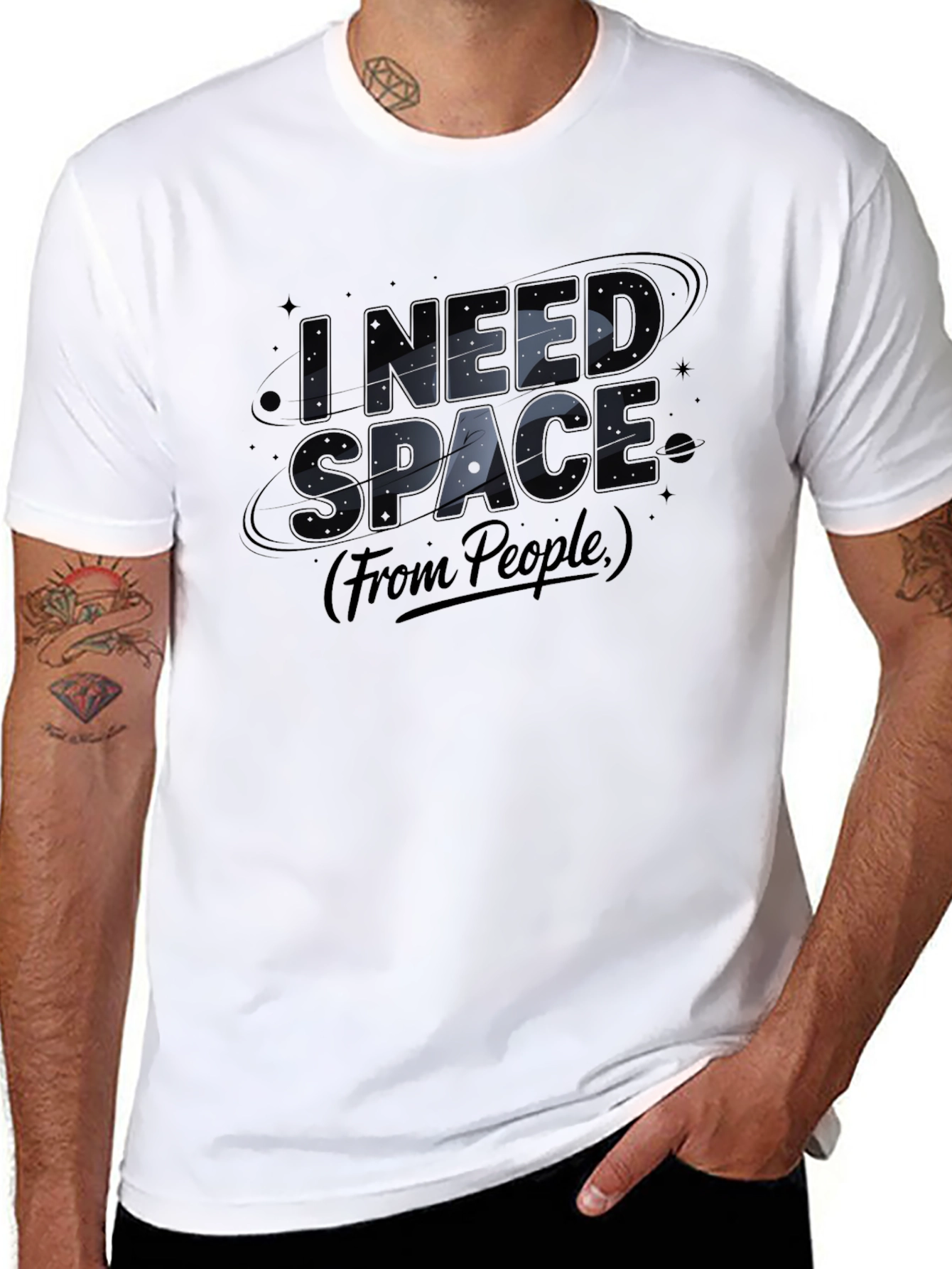 I Need Space Graphic T-Shirt