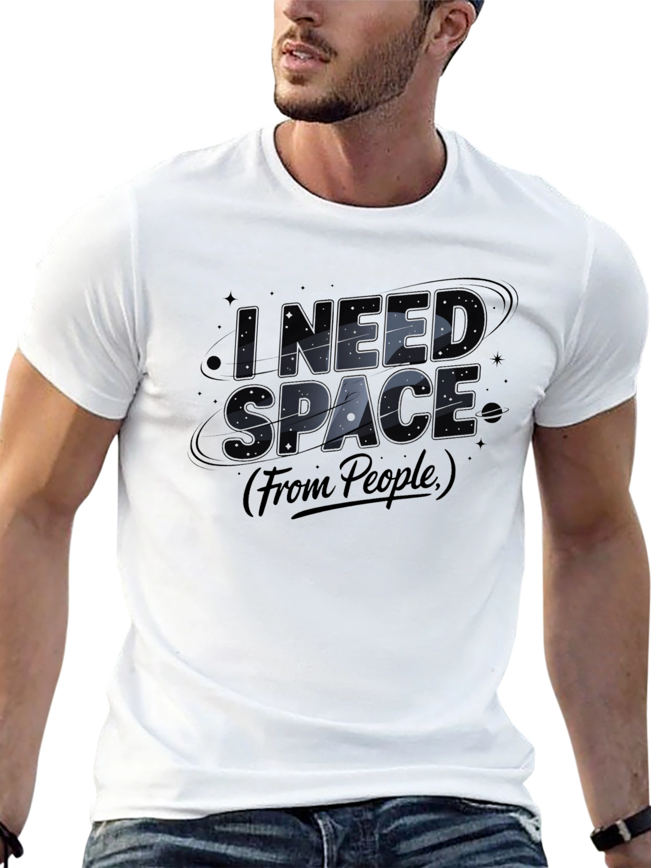 I Need Space Graphic T-Shirt
