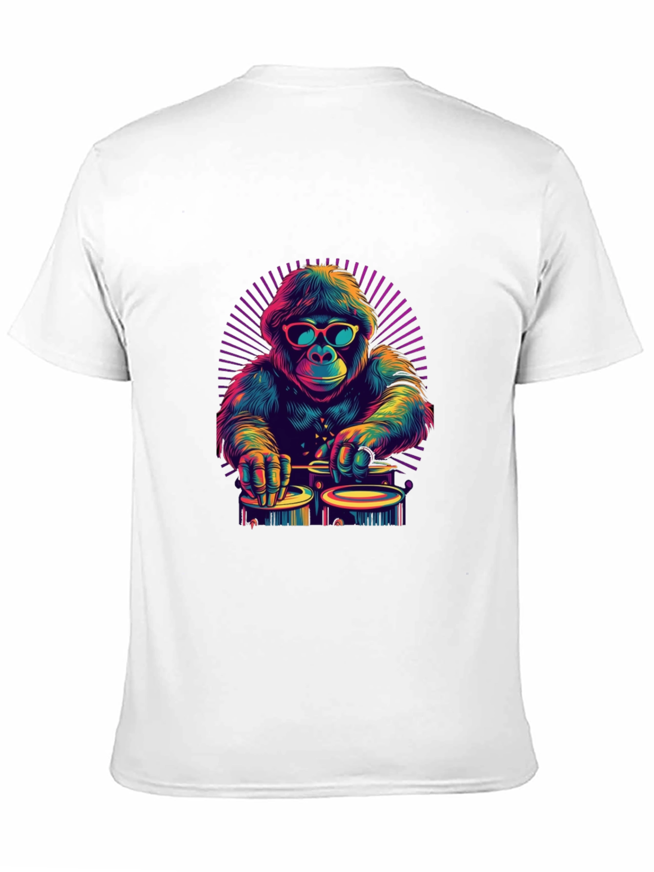 Cool Gorilla DJ Graphic T-Shirt