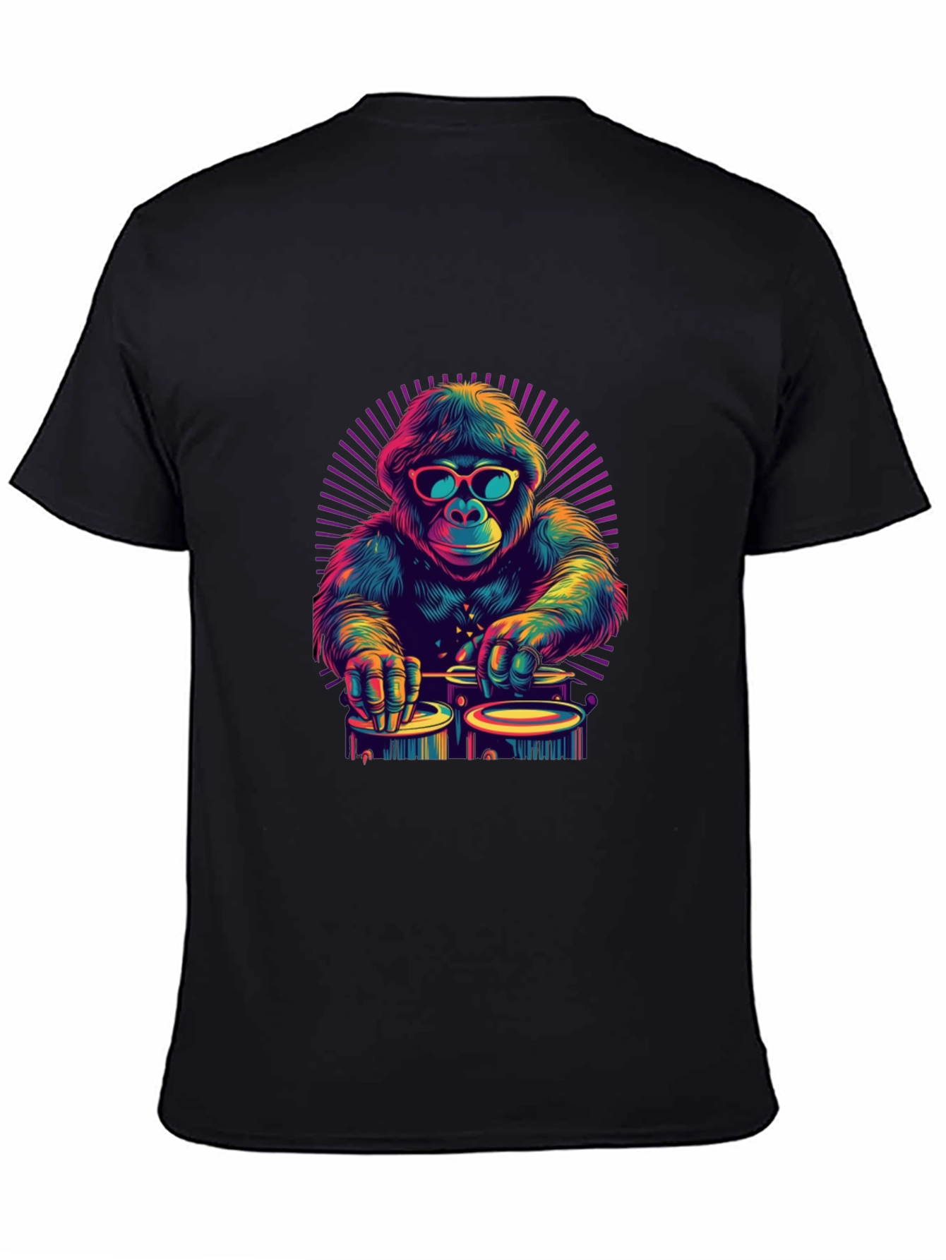 Cool Gorilla DJ Graphic T-Shirt