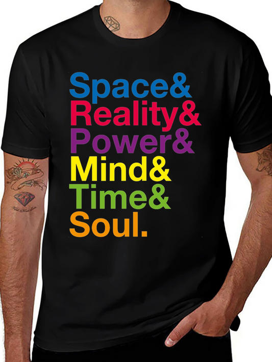 Infinity Stones Inspired T-Shirt - Space Reality Power Mind Time Soul