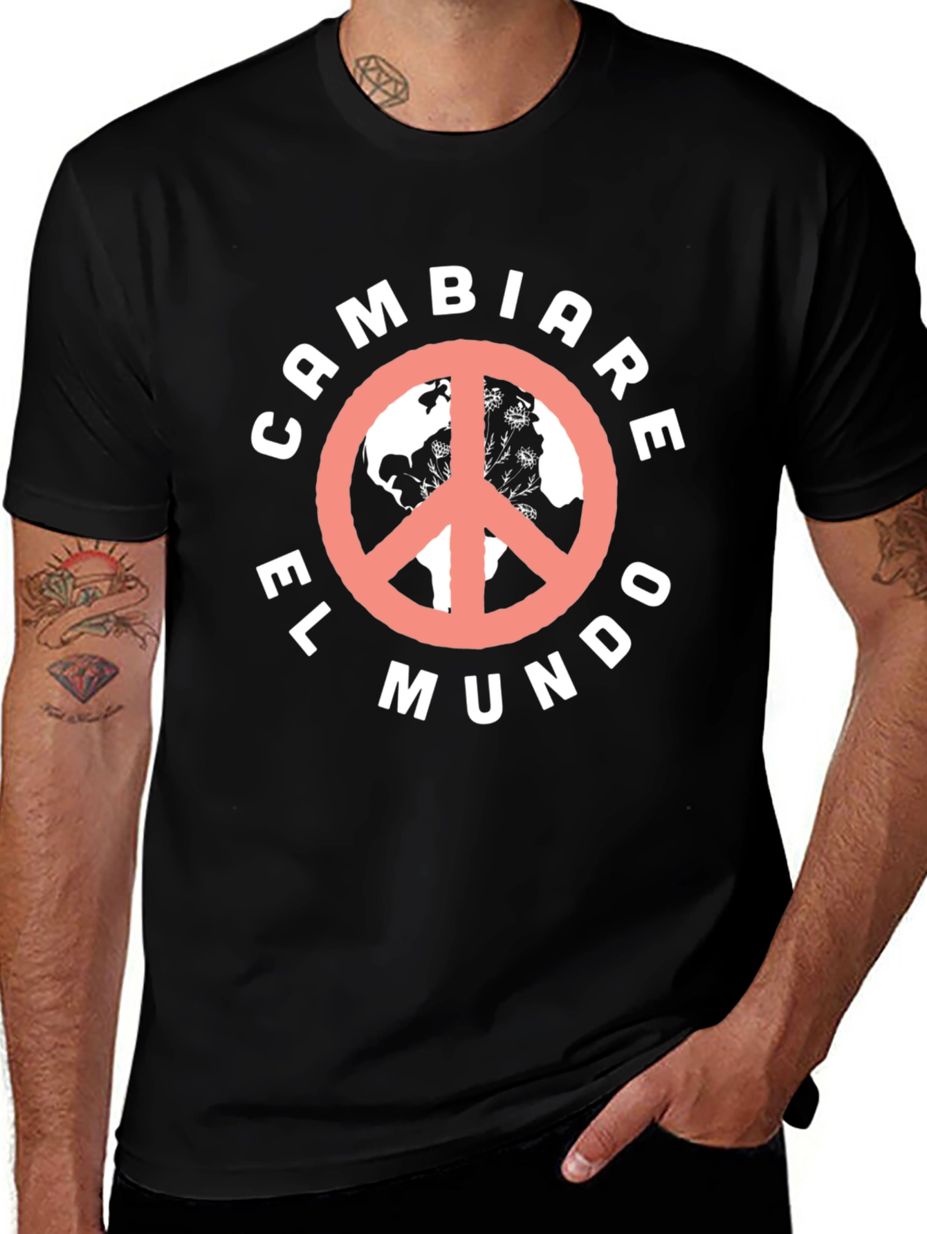 Cambiare El Mundo T-Shirt - Peace & Earth