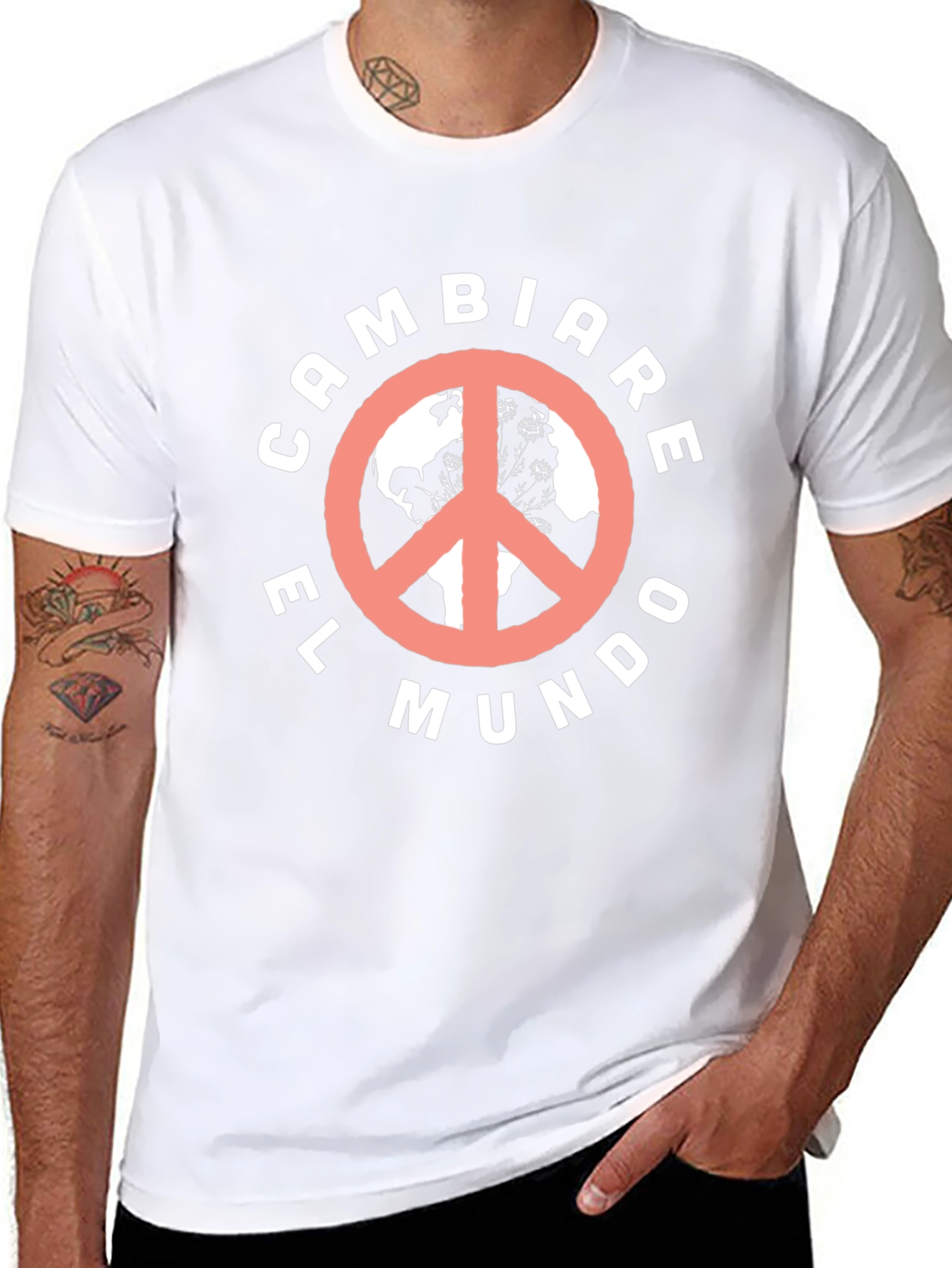 Cambiare El Mundo T-Shirt - Peace & Earth