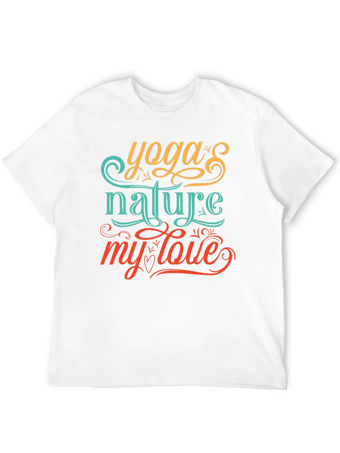 Yoga Nature My Love Graphic Tee Shirt