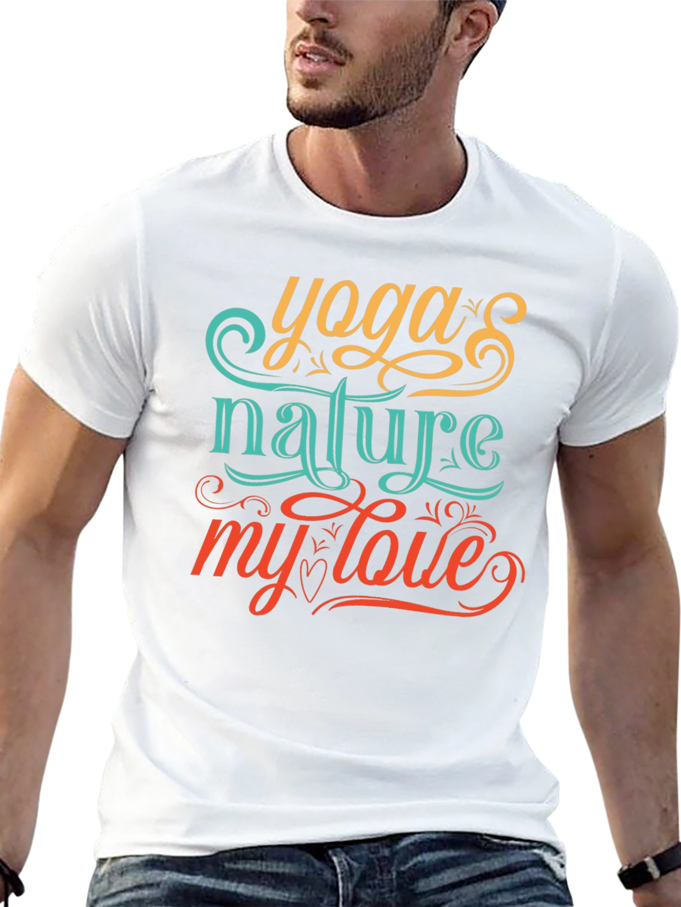Yoga Nature My Love Graphic Tee Shirt