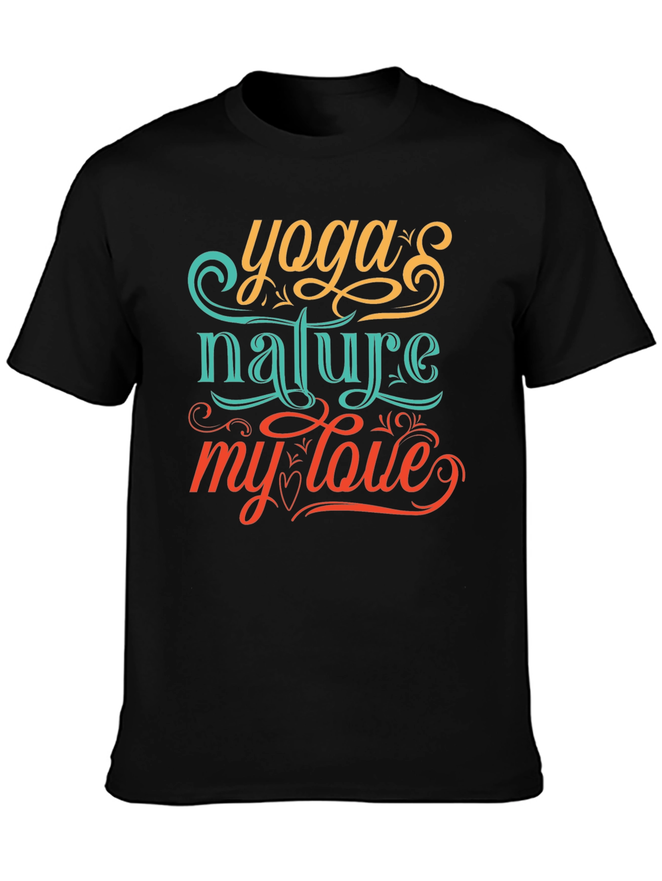 Yoga Nature My Love Graphic Tee Shirt