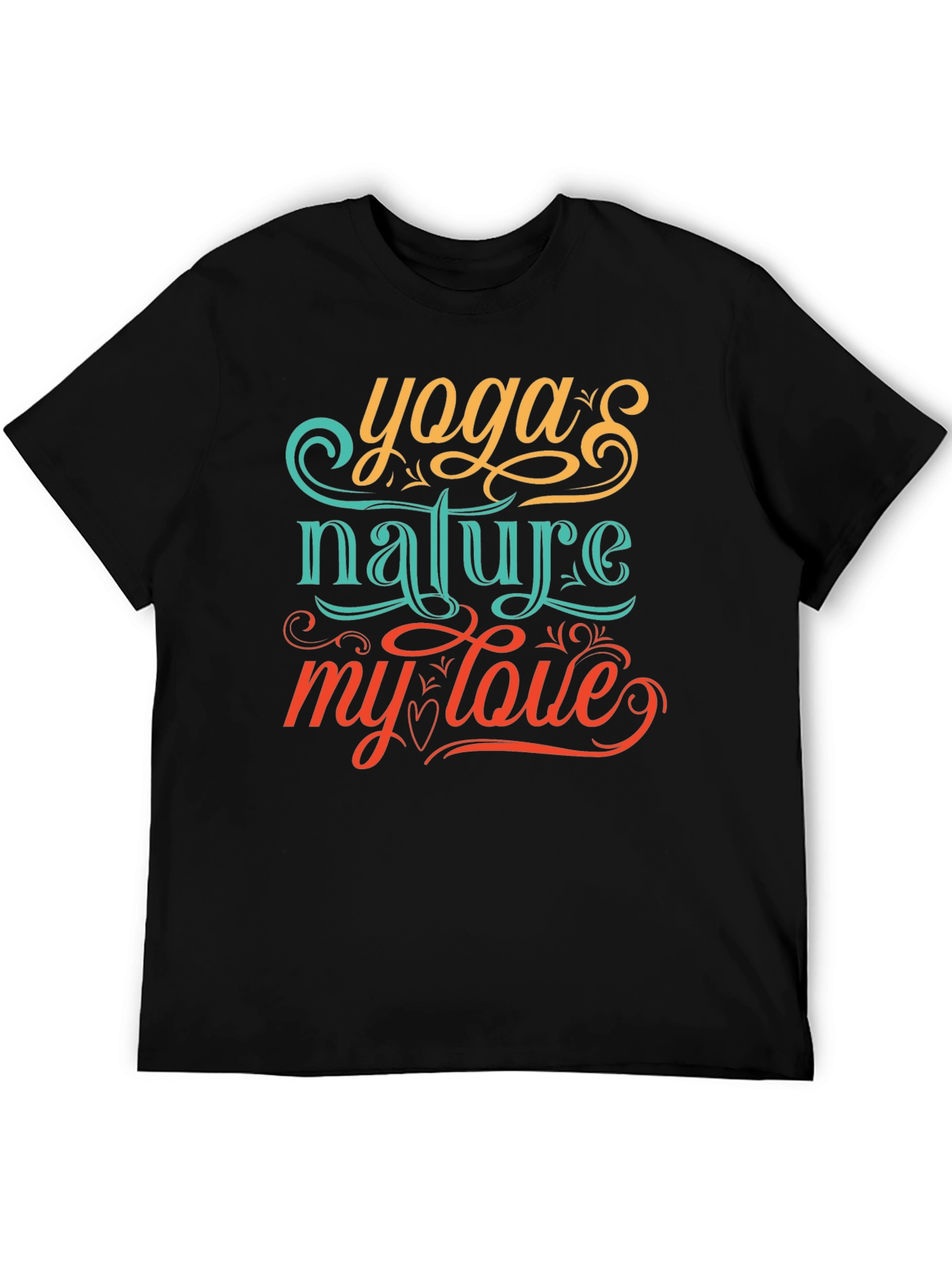 Yoga Nature My Love Graphic Tee Shirt