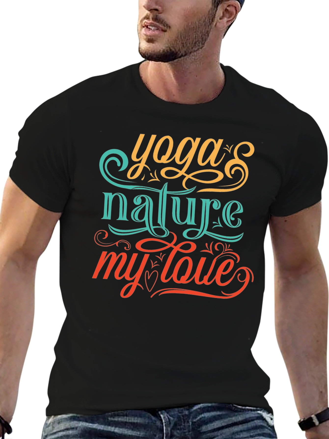 Yoga Nature My Love Graphic Tee Shirt