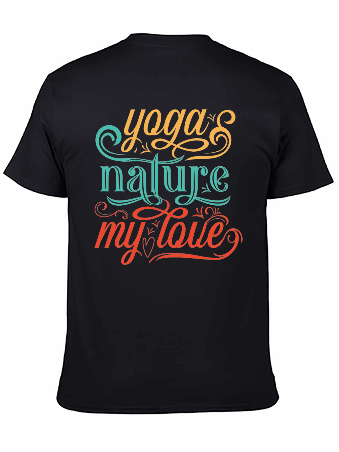 Yoga Nature My Love Graphic Tee Shirt
