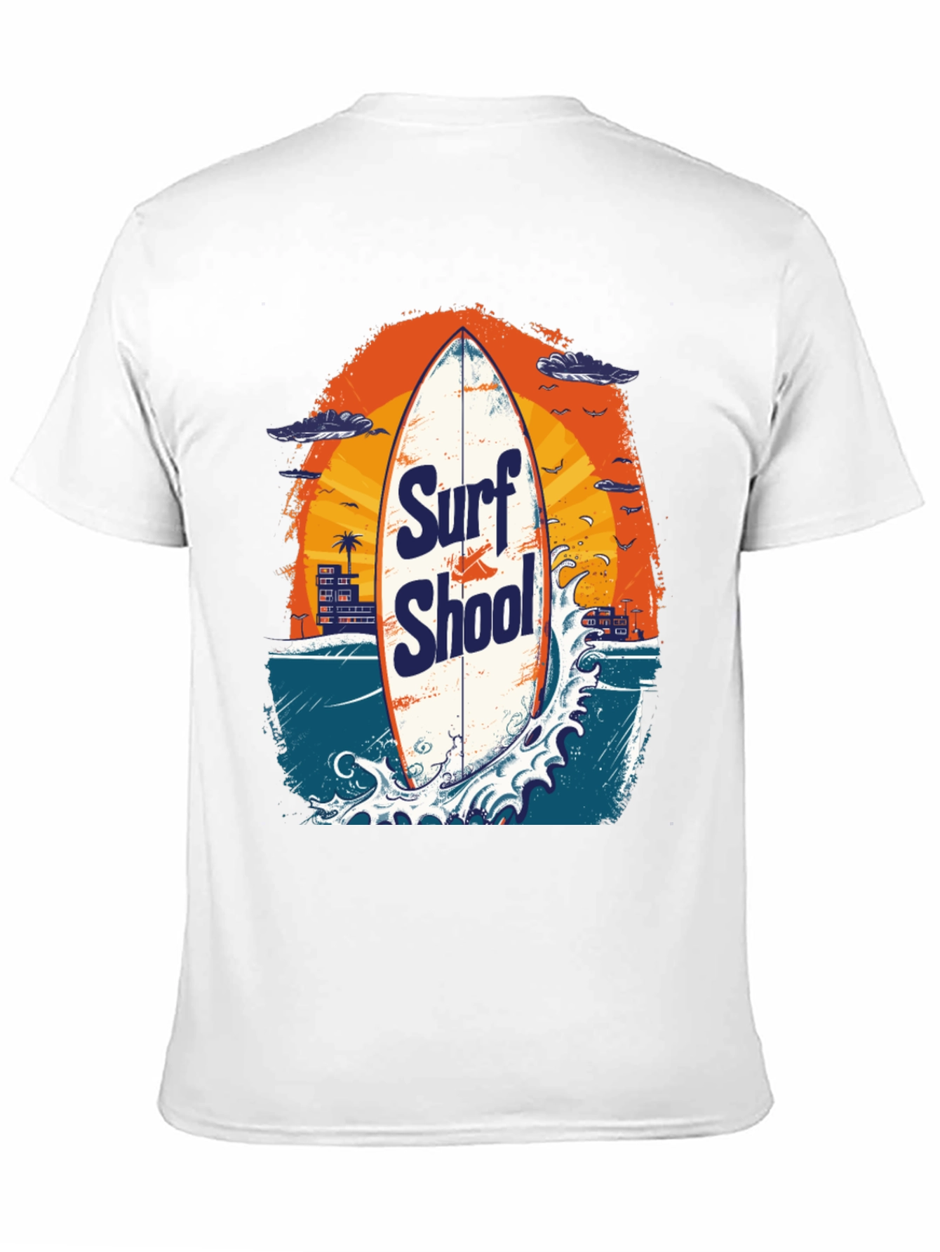 Surf School Graphic T-Shirt