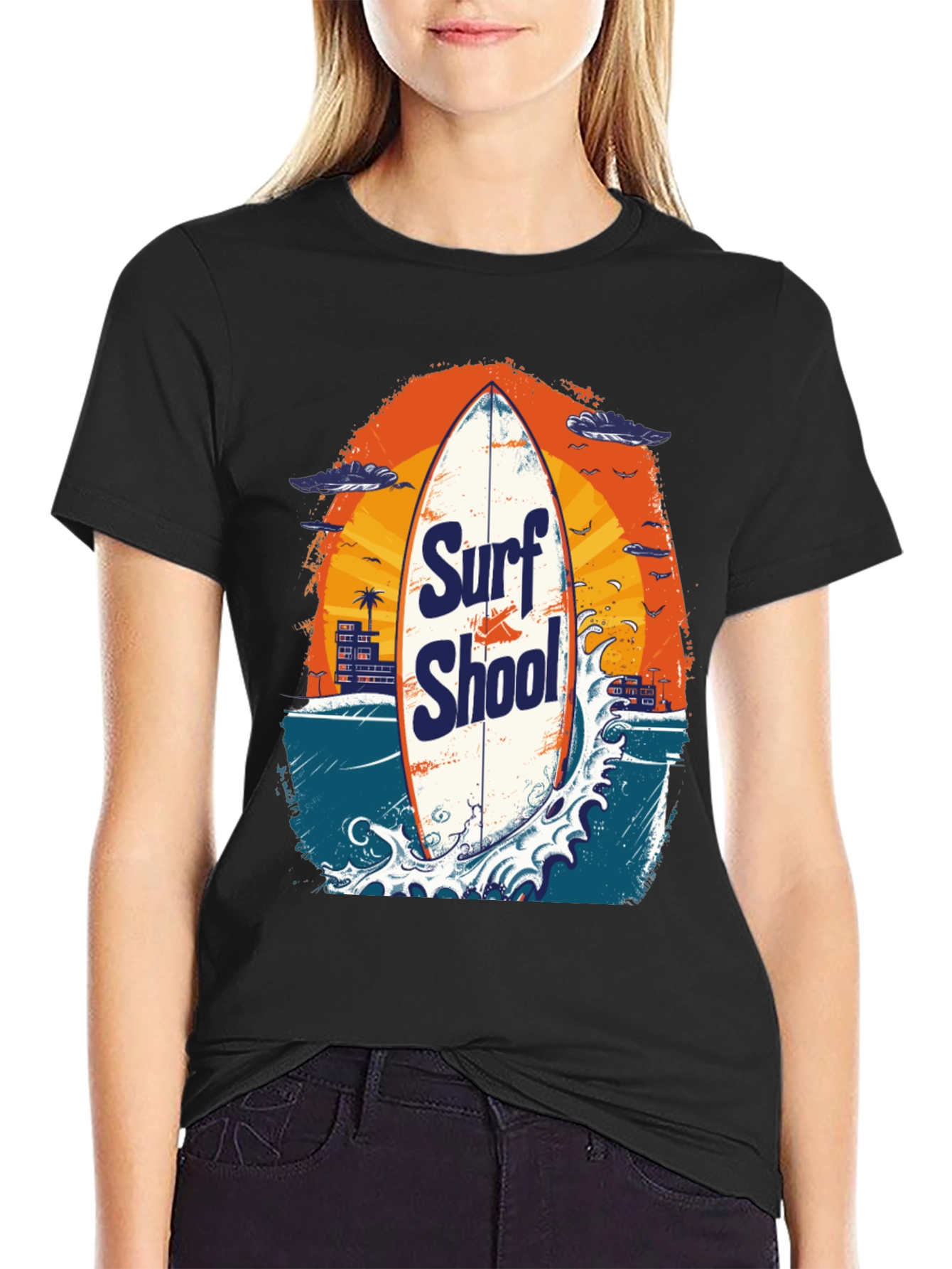 Surf School Graphic T-Shirt