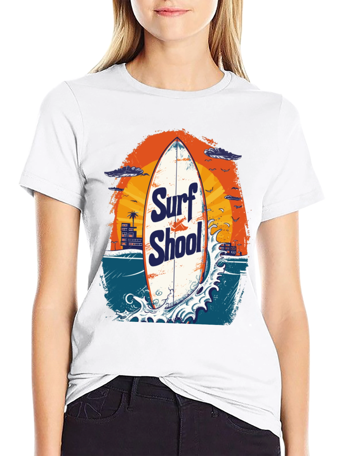 Surf School Graphic T-Shirt