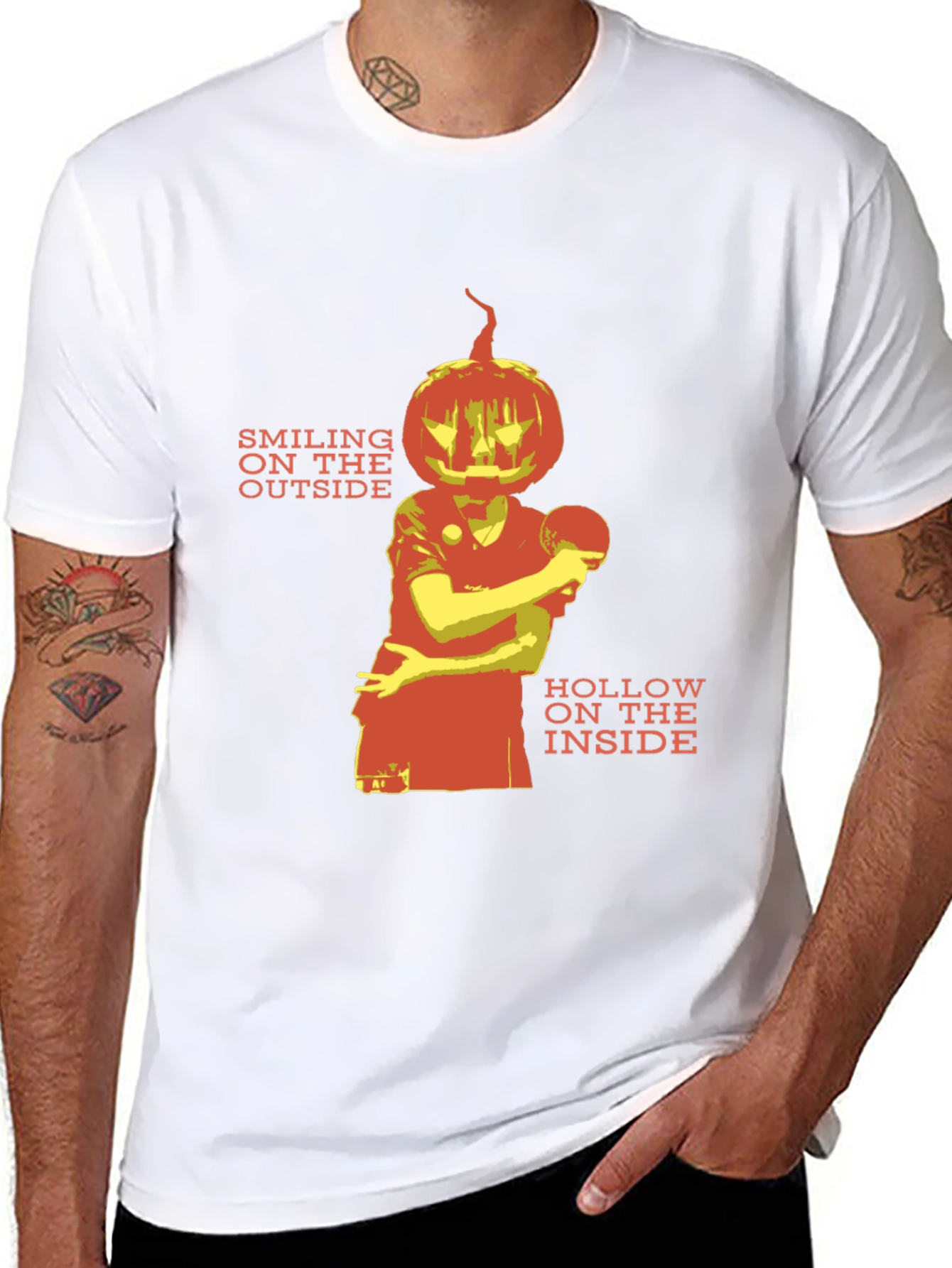 Smiling on the Outside Halloween Graphic Tee
