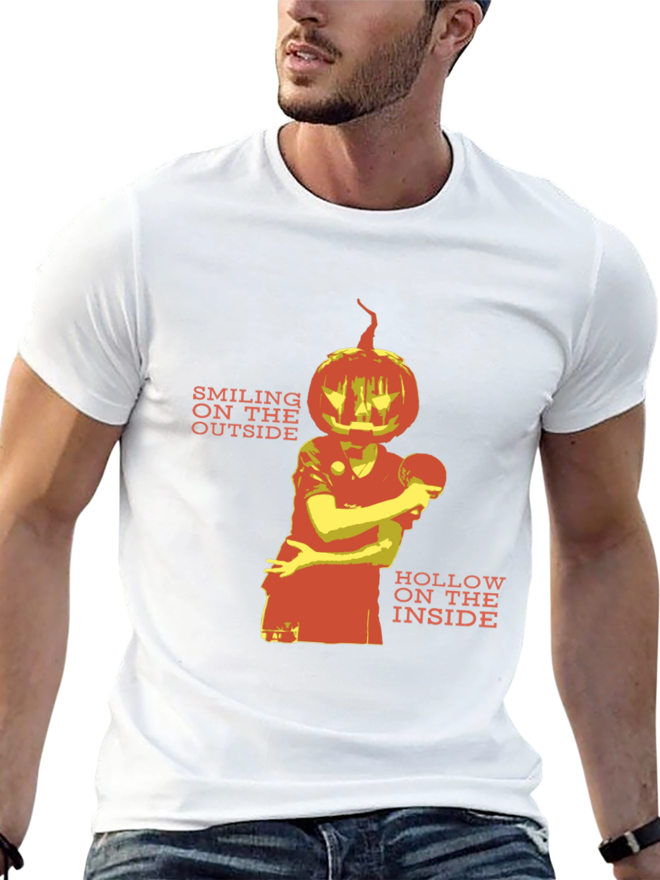 Smiling on the Outside Halloween Graphic Tee