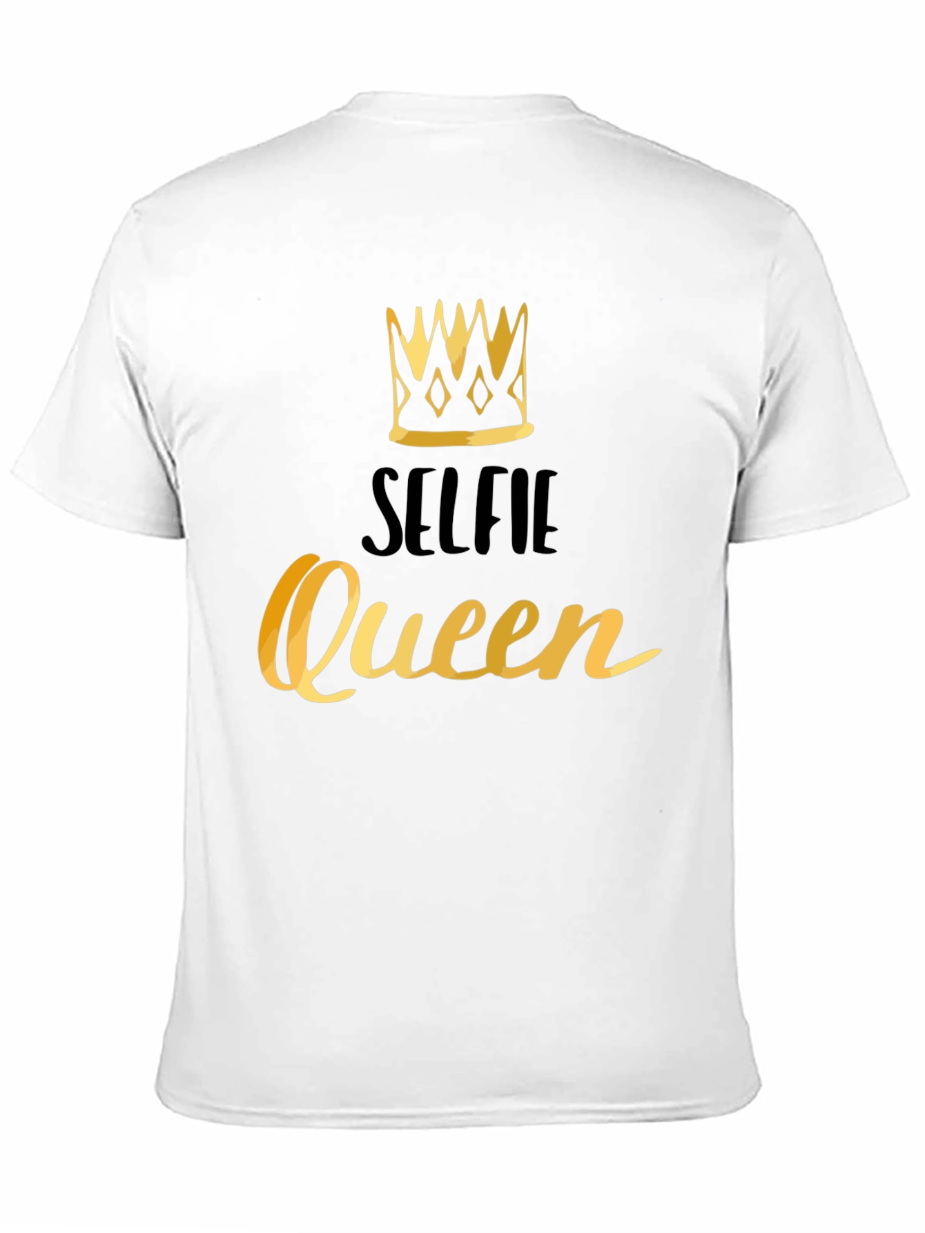Selfie Queen Black Graphic Tee
