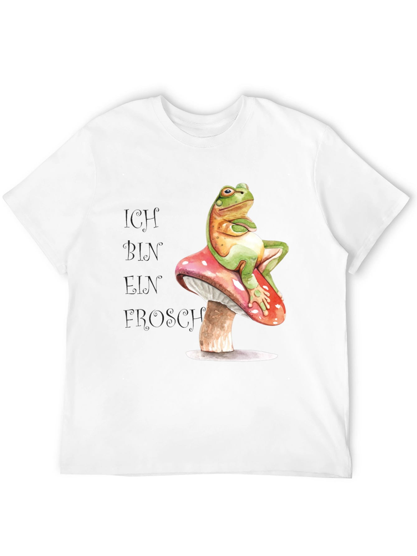 Frog on Mushroom Graphic Tee