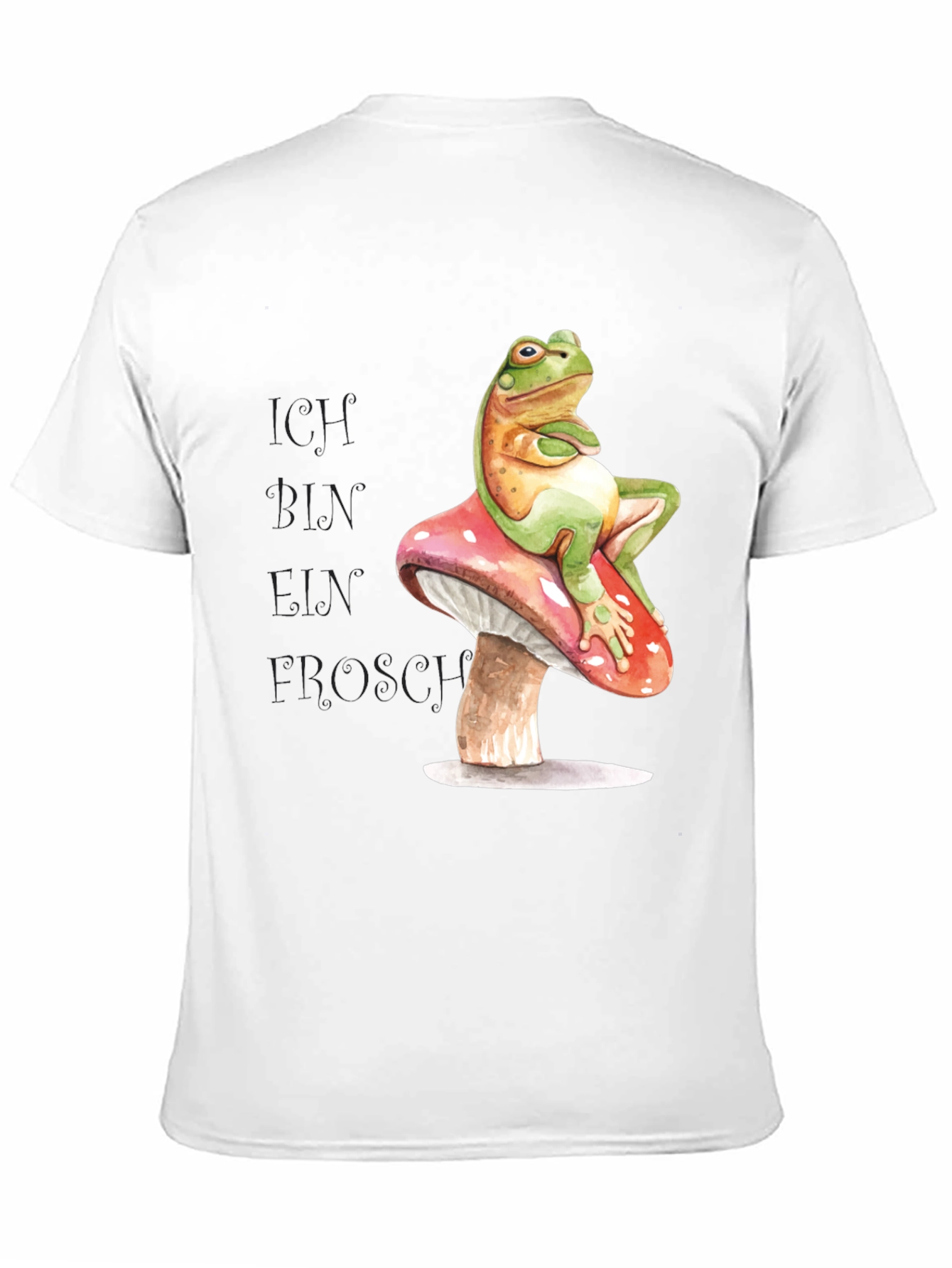Frog on Mushroom Graphic Tee