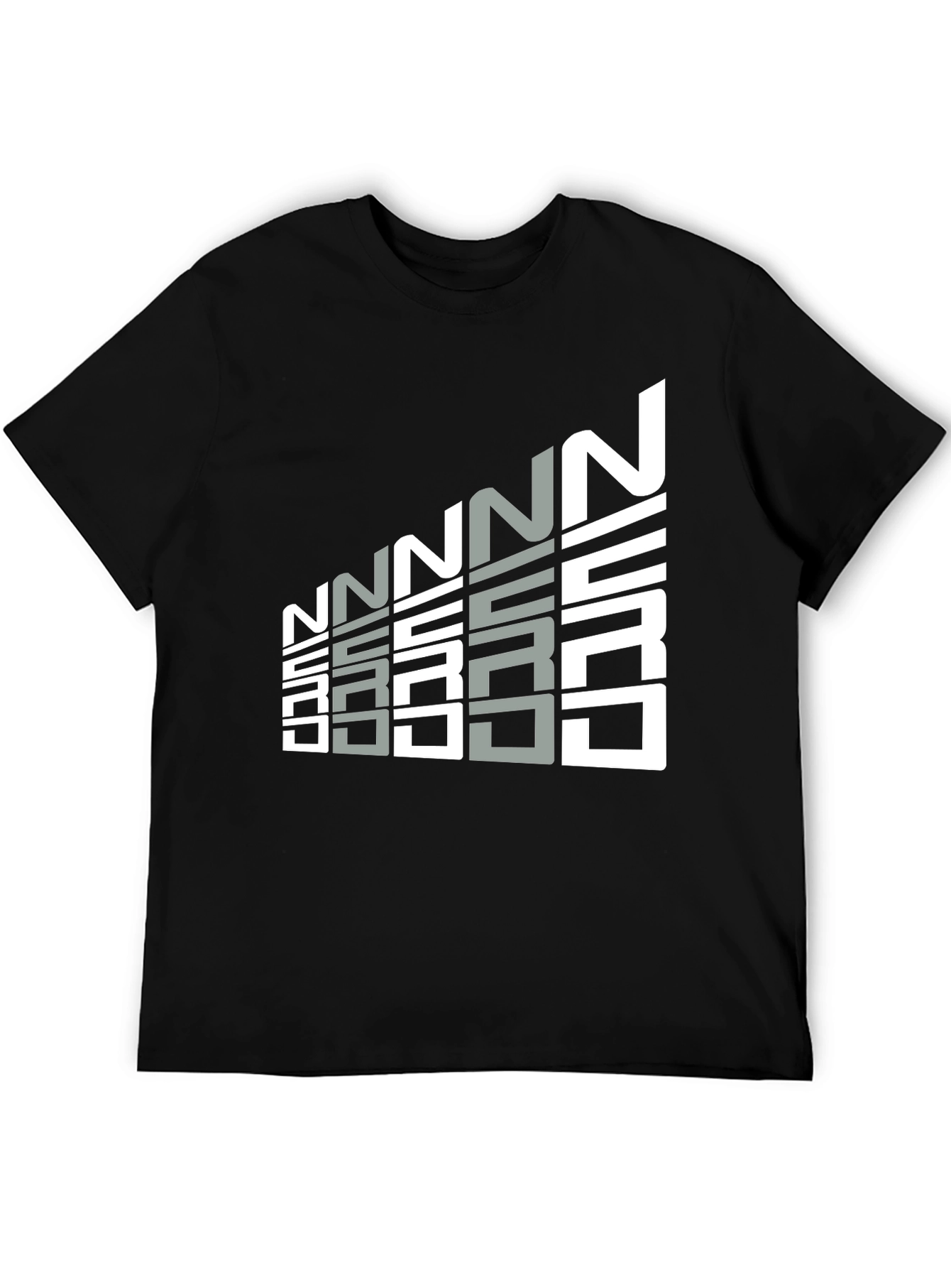 Geometric Graphic Tee - Modern Minimalist Design