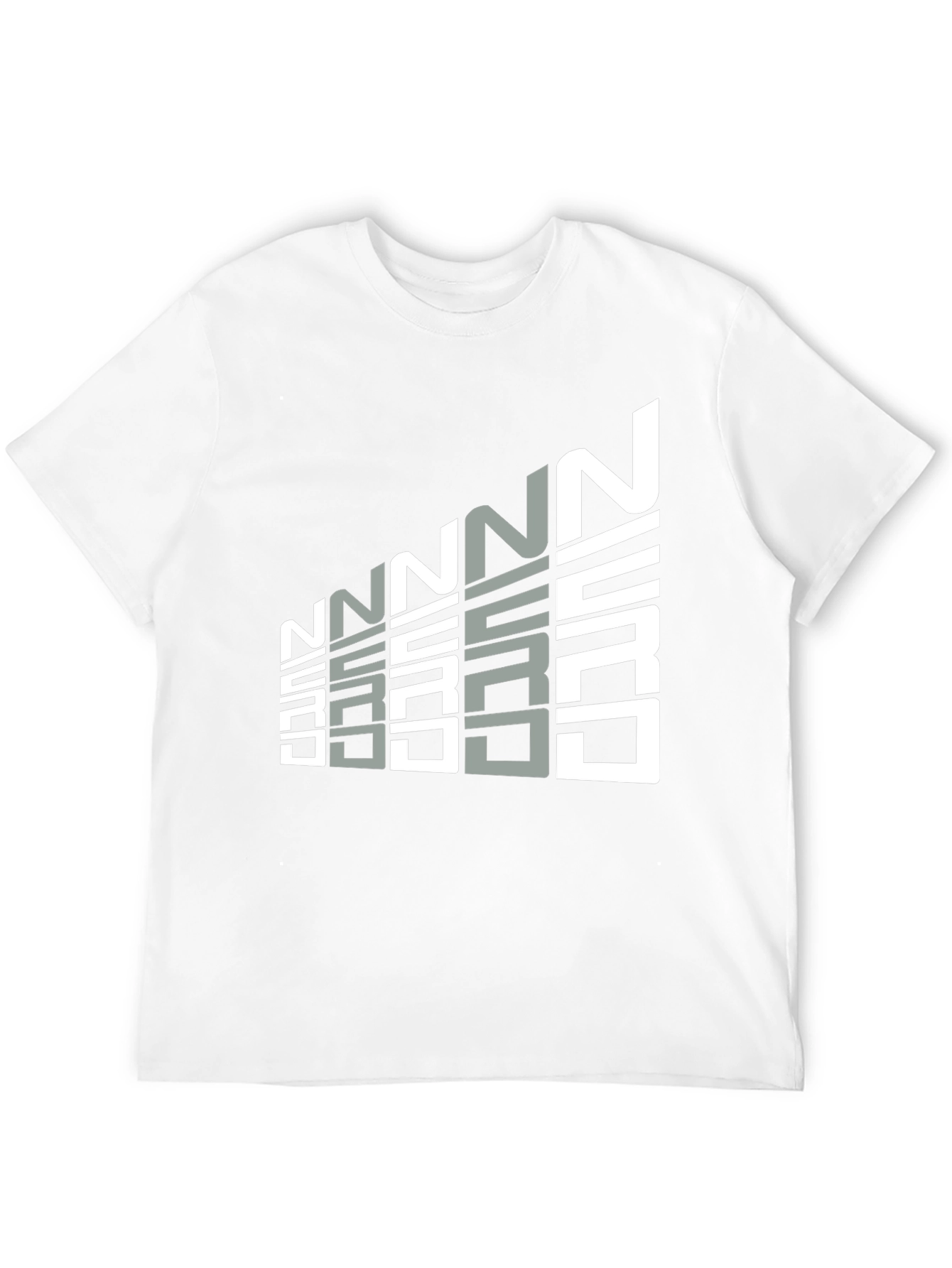 Geometric Graphic Tee - Modern Minimalist Design