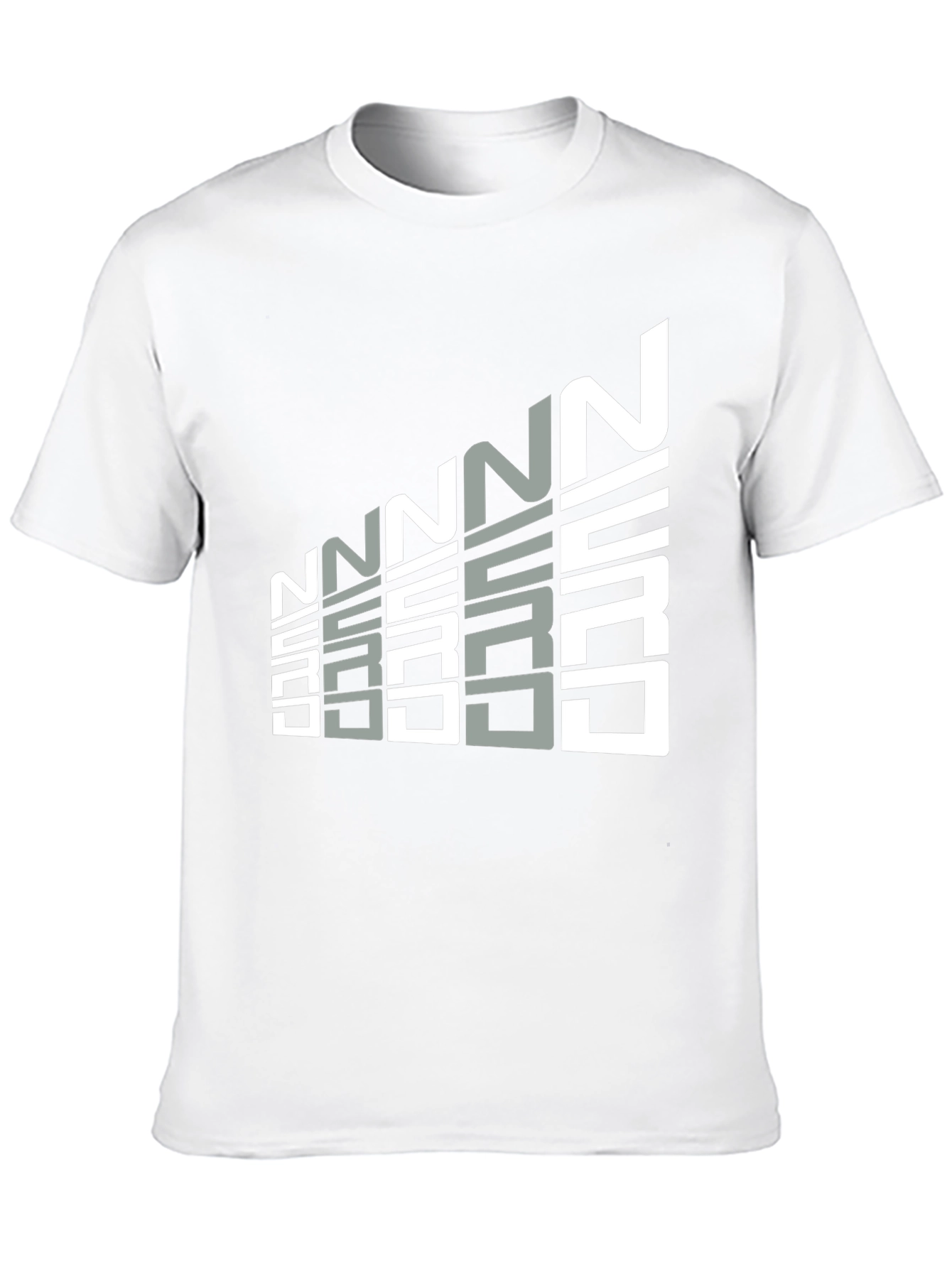 Geometric Graphic Tee - Modern Minimalist Design