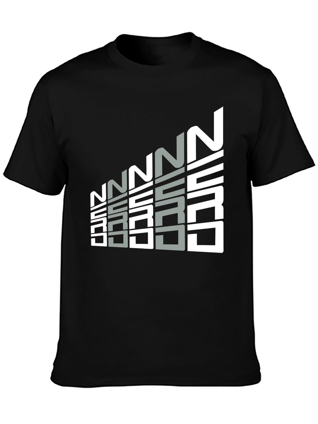 Geometric Graphic Tee - Modern Minimalist Design