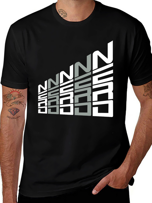 Geometric Graphic Tee - Modern Minimalist Design