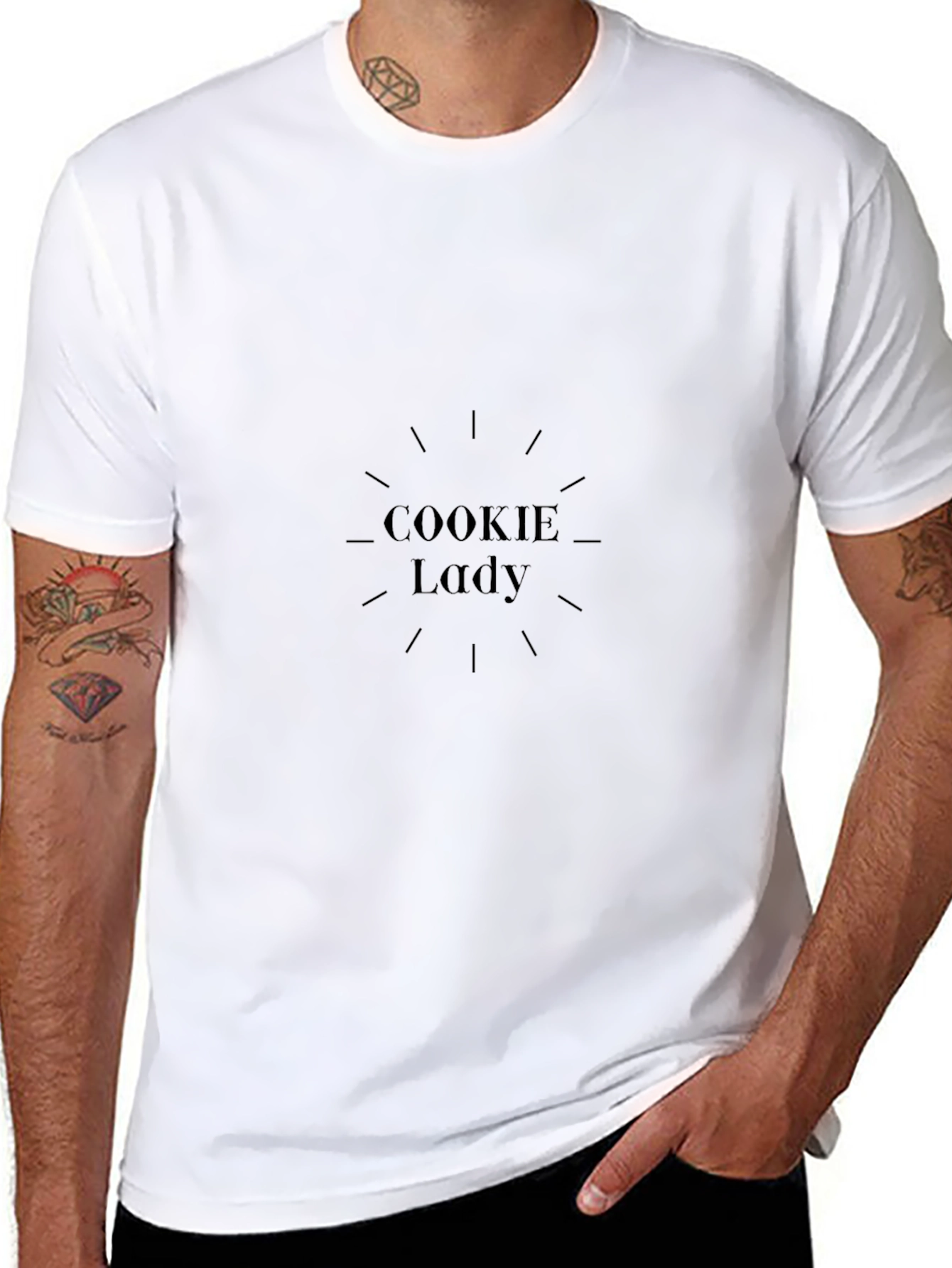 Cookie Lady T-Shirt - Black Unisex Tee