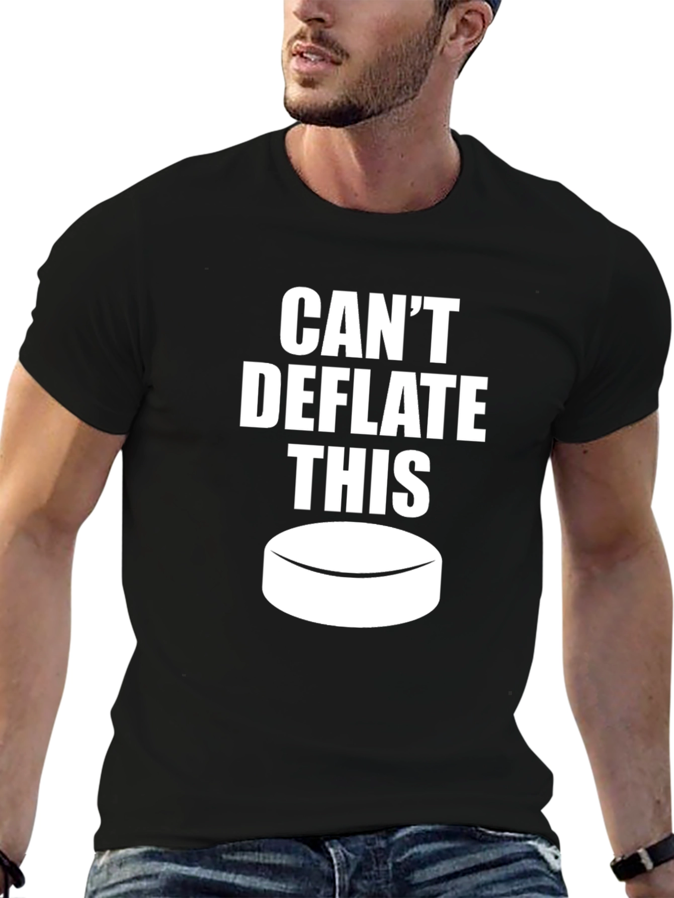 Cant Deflate This Hockey Puck T-Shirt